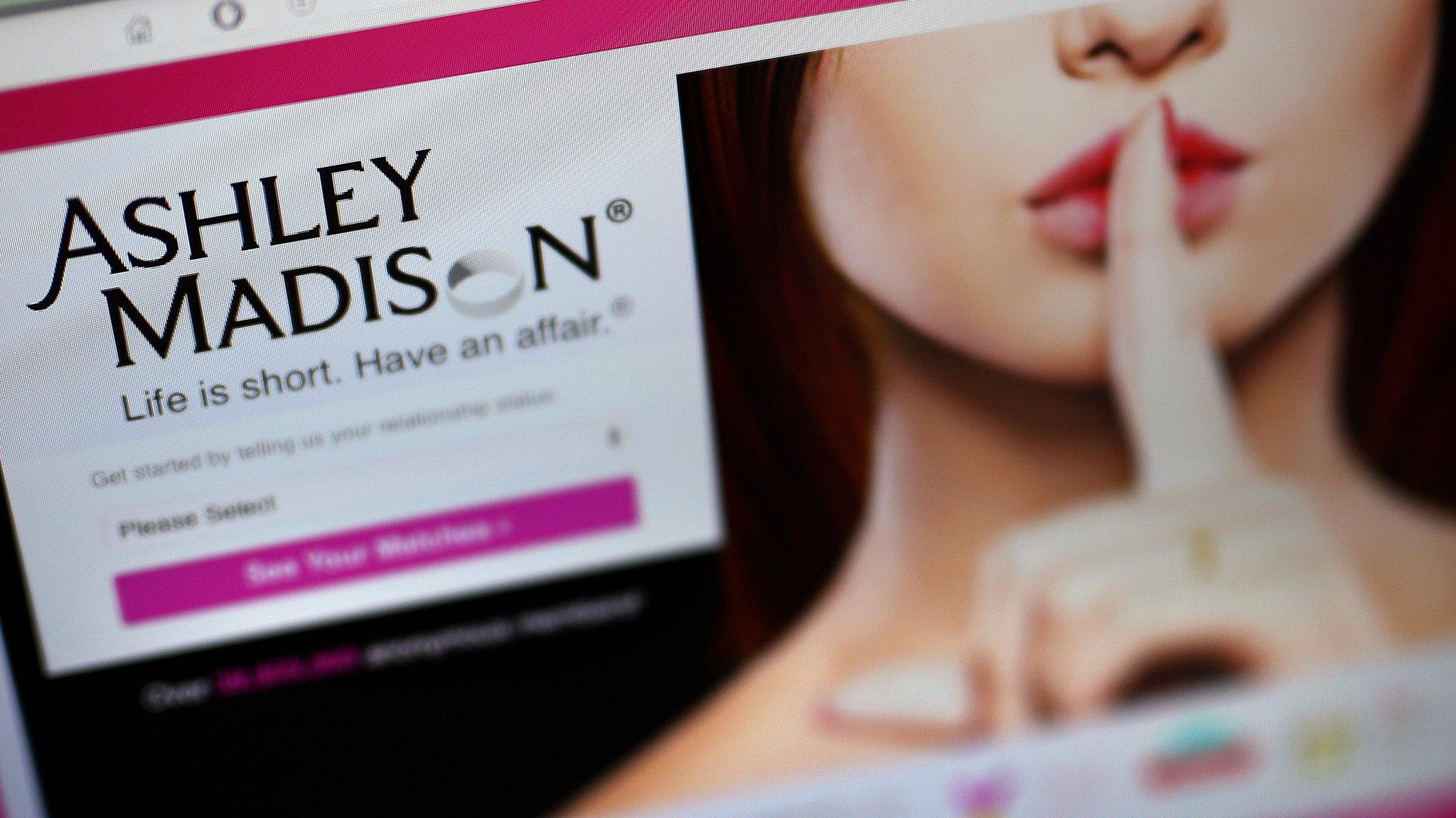 Ashley Madison website