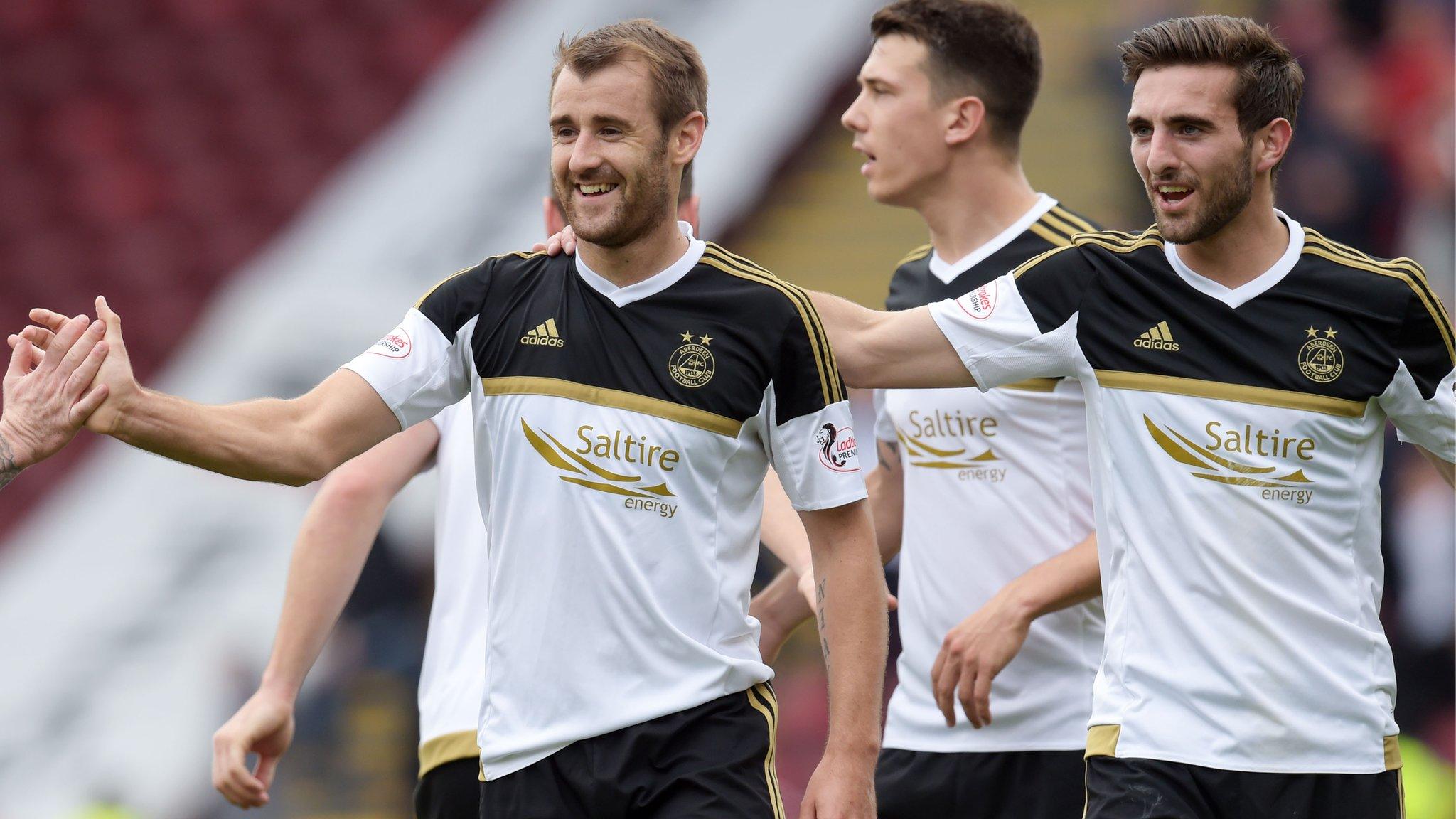 Niall McGinn equalised for Aberdeen at Fir Park