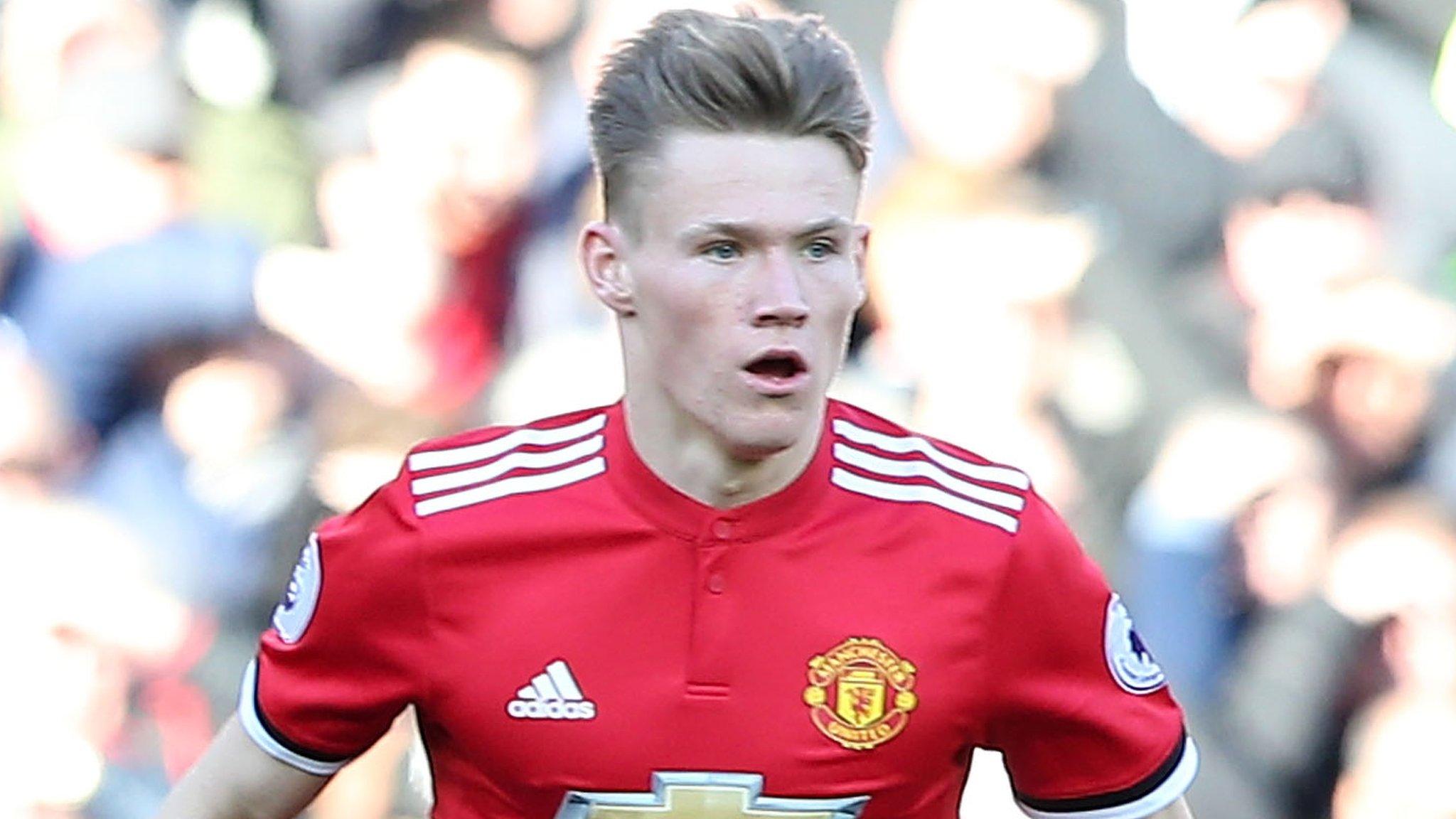 Manchester United midfielder Scott McTominay