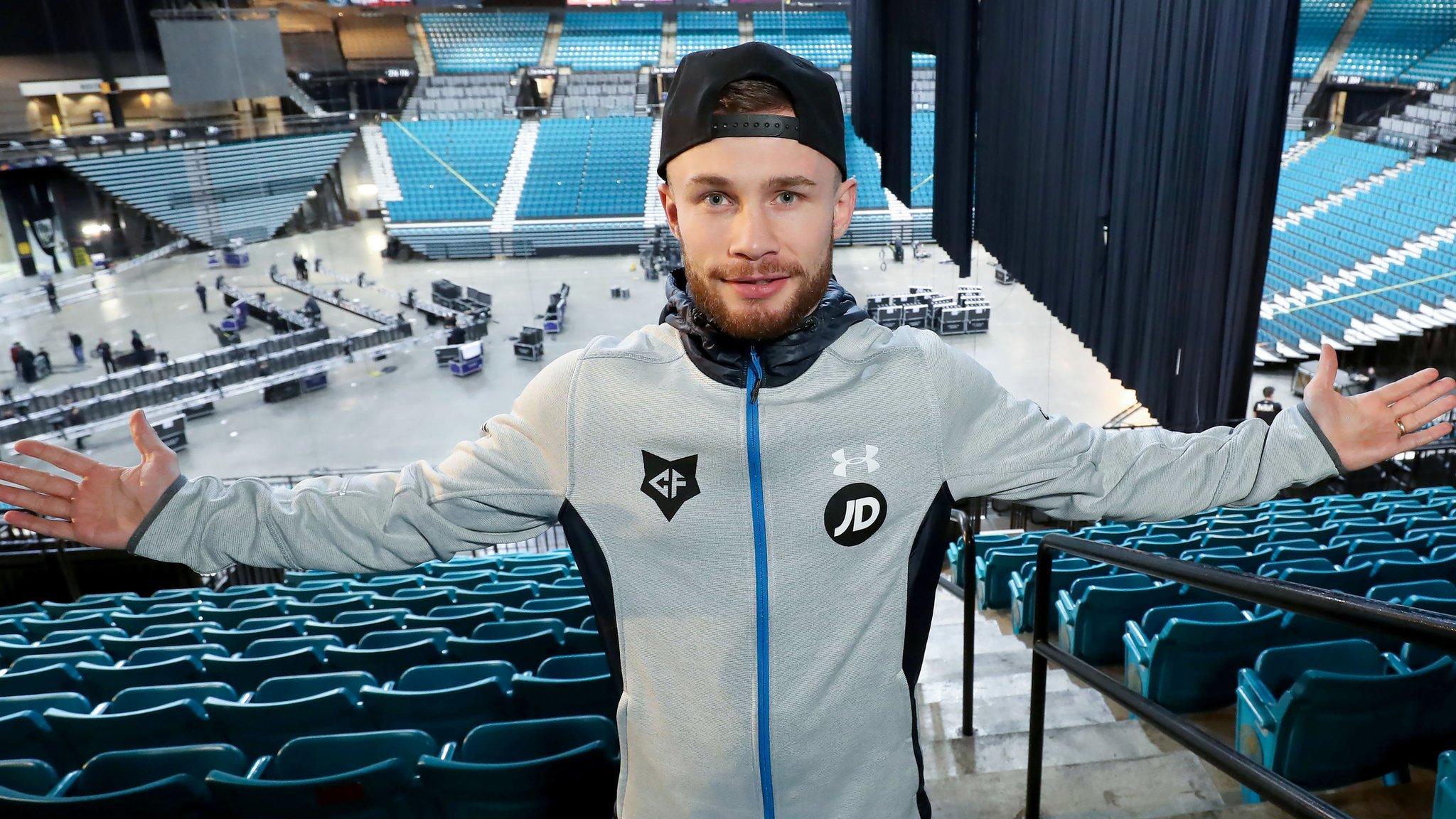 Carl Frampton at the MGM Grand Garden Arena in Las Vegas