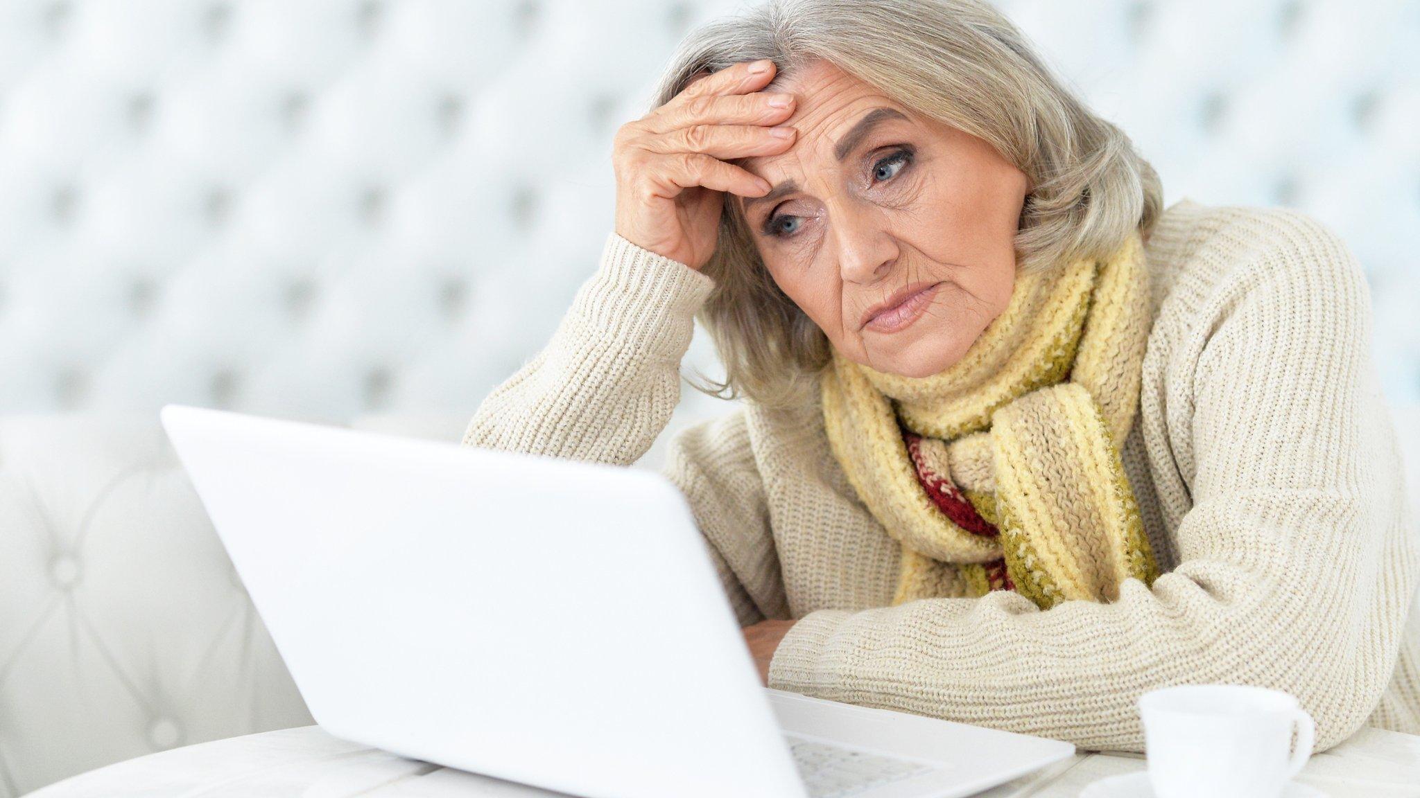 Woman at computer