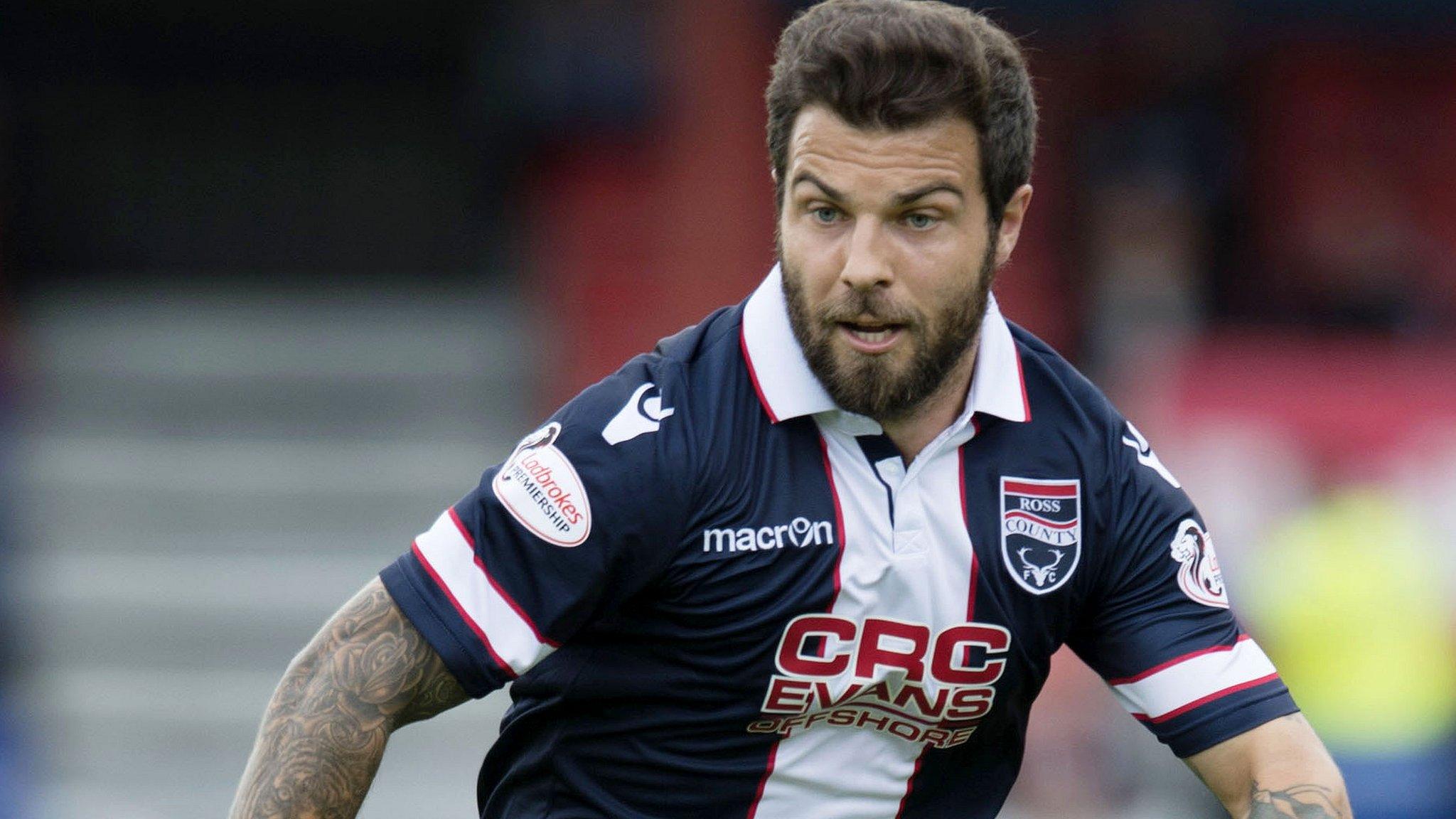 Richard Foster in action for Ross County