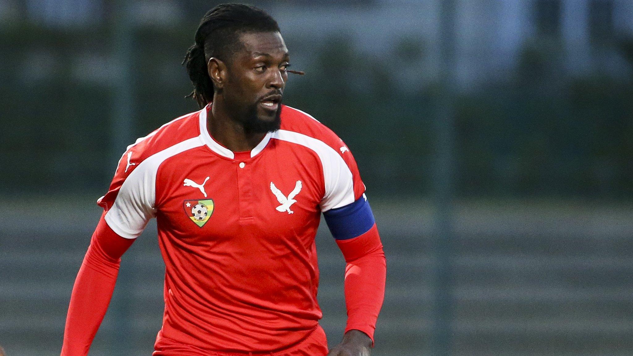 Togo striker Emmanuel Adebayor