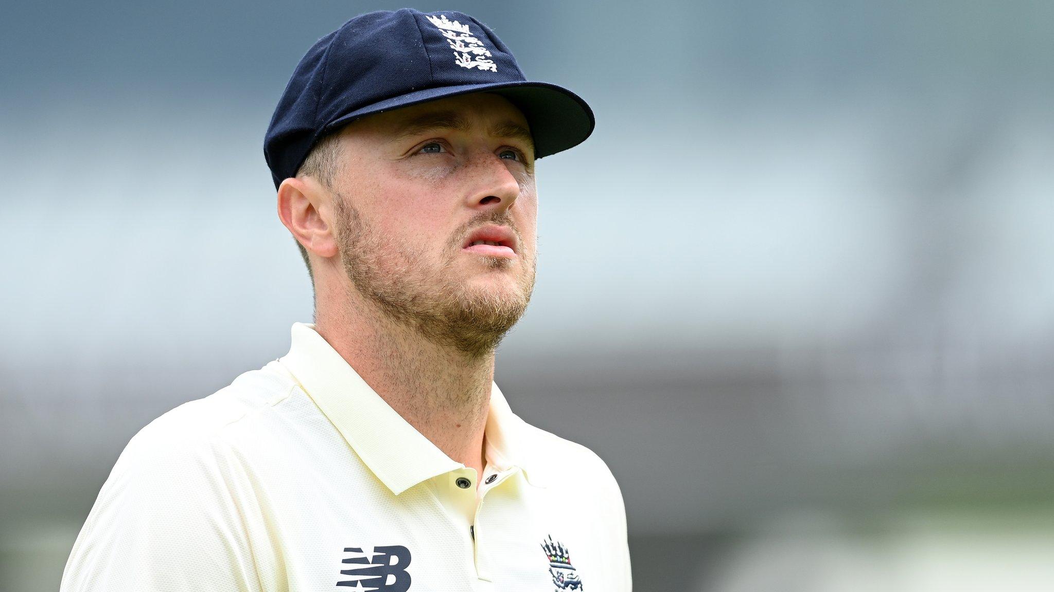 England bowler Ollie Robinson