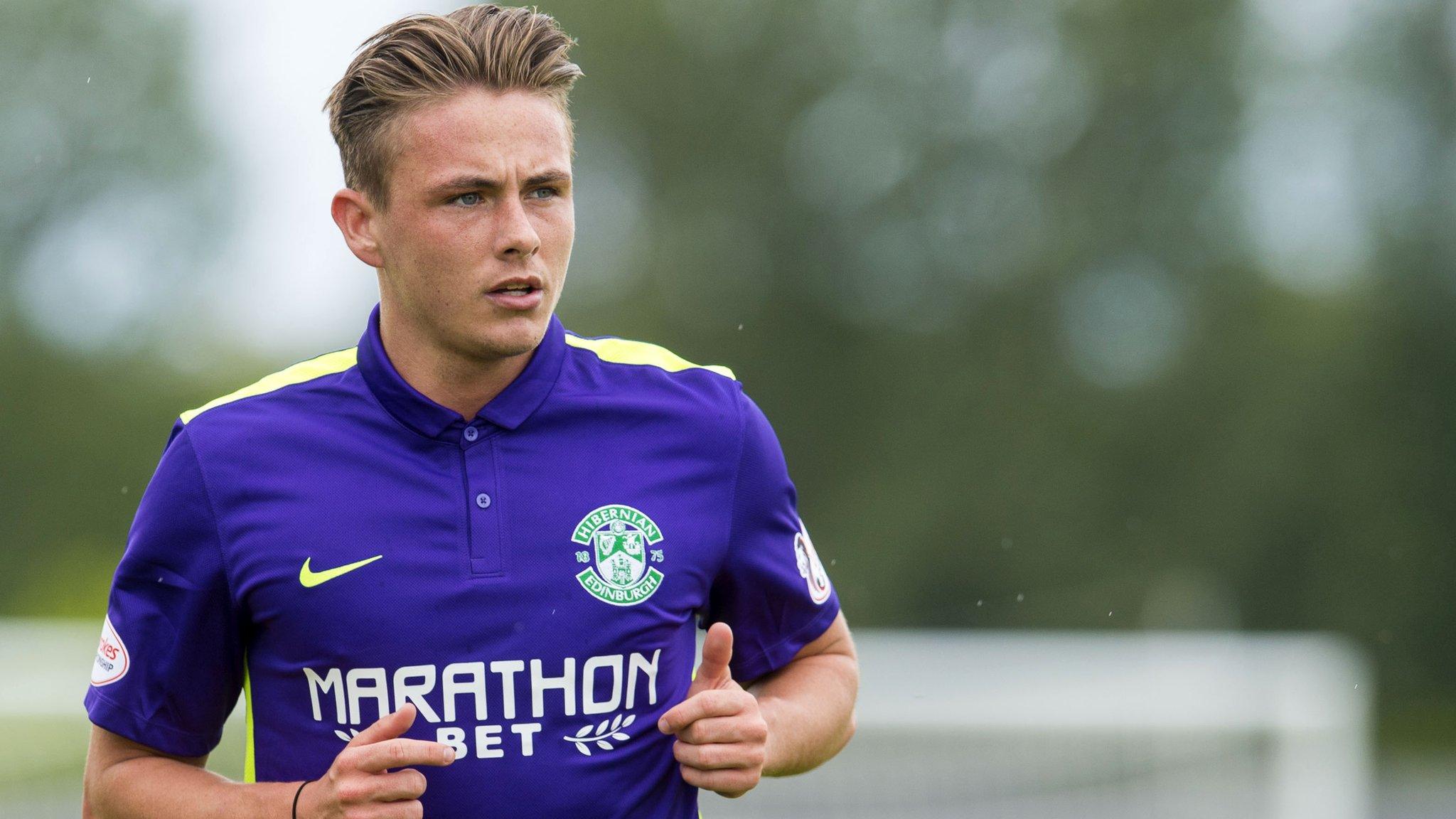 Hibernian midfielder Scott Allan