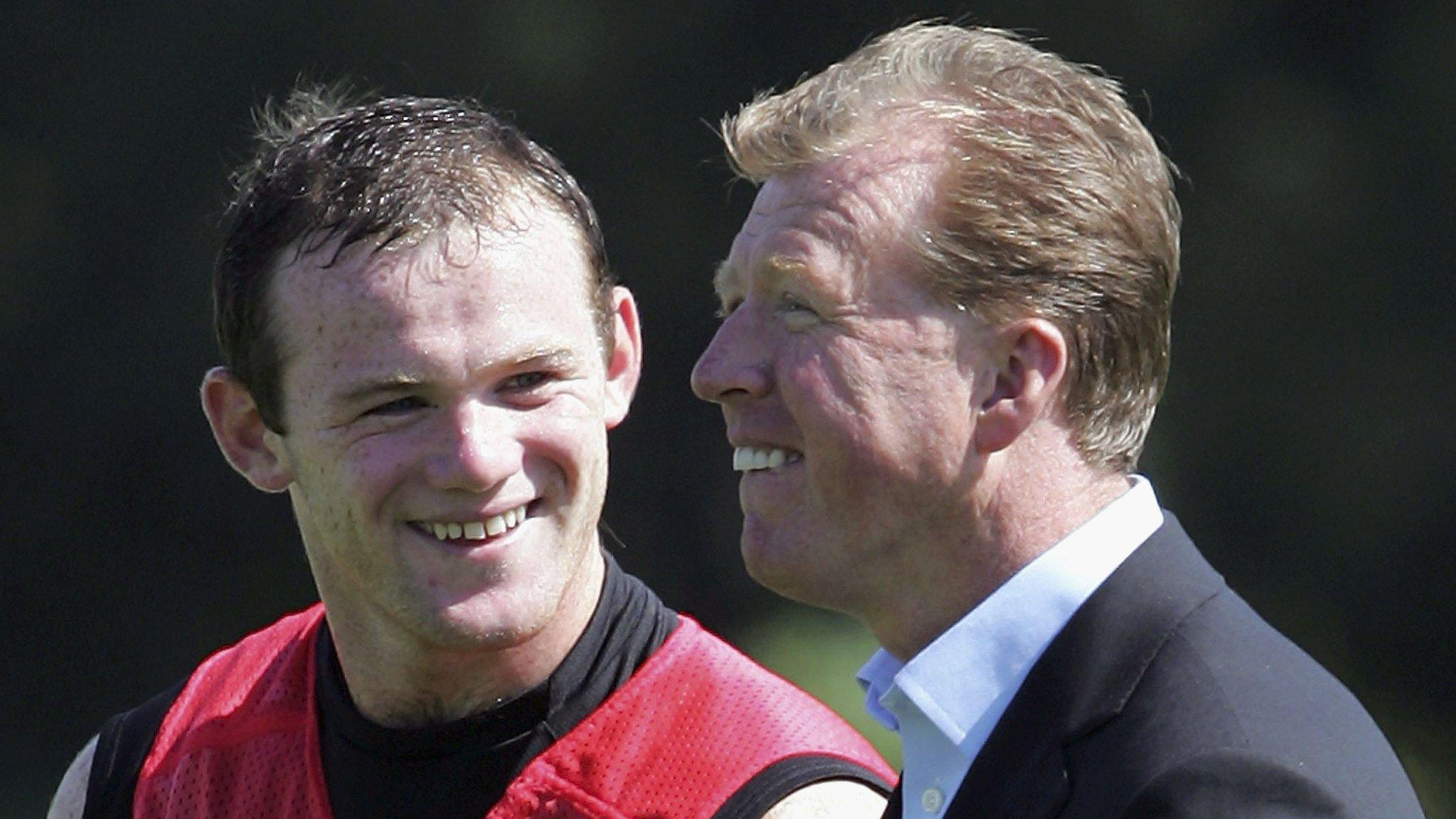 Wayne Rooney and Steve McClaren