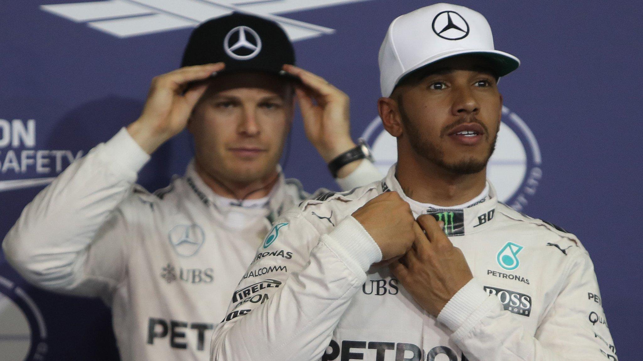 Rosberg and Hamilton