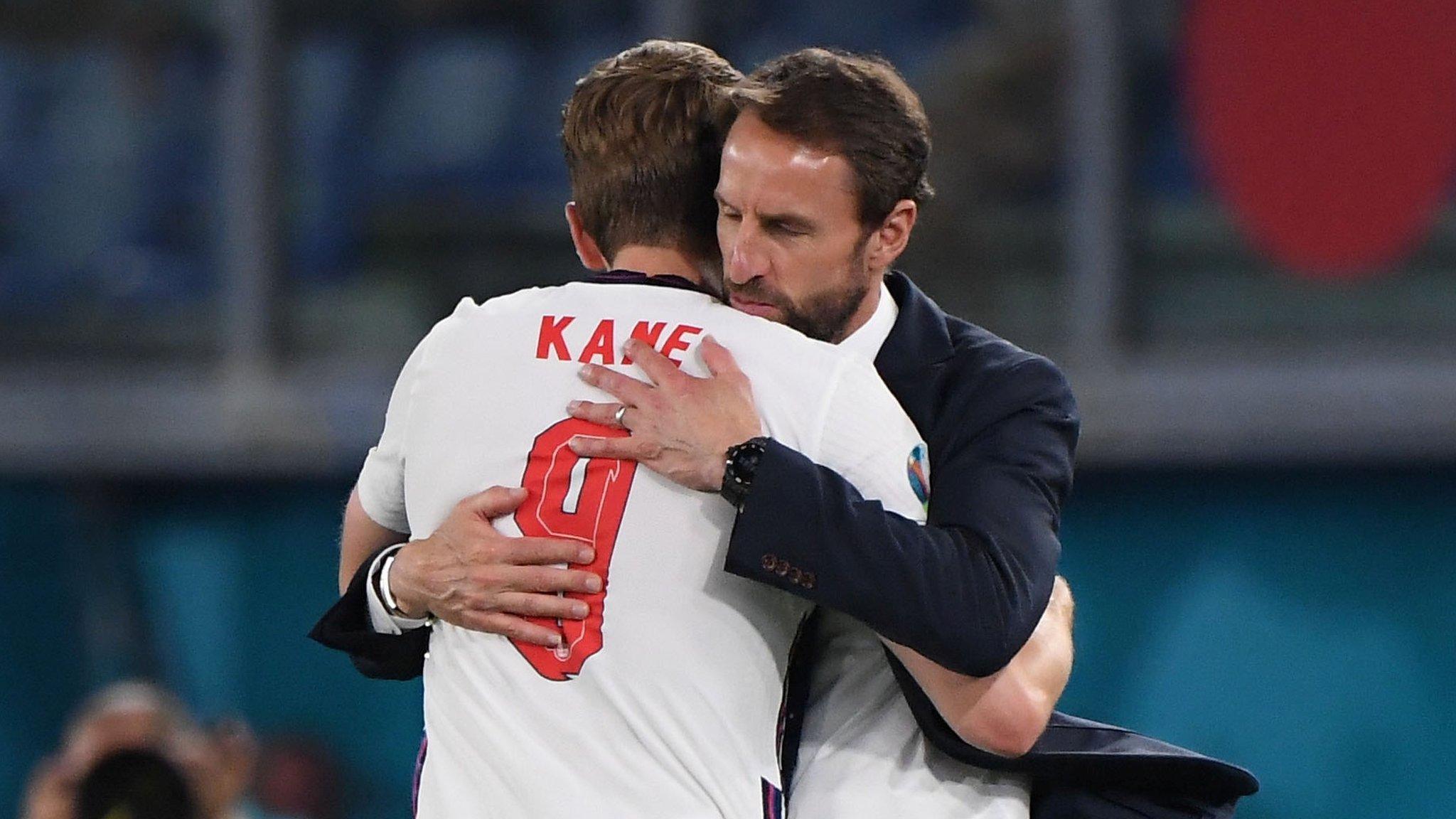 Harry Kane and Gareth Southgate