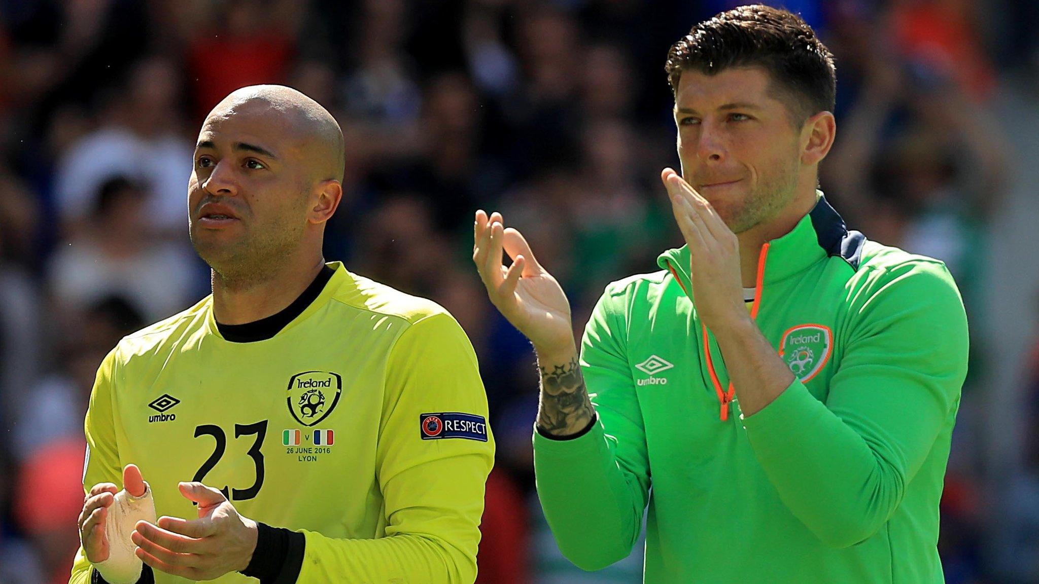 Darren Randolph and Keiren Westwood