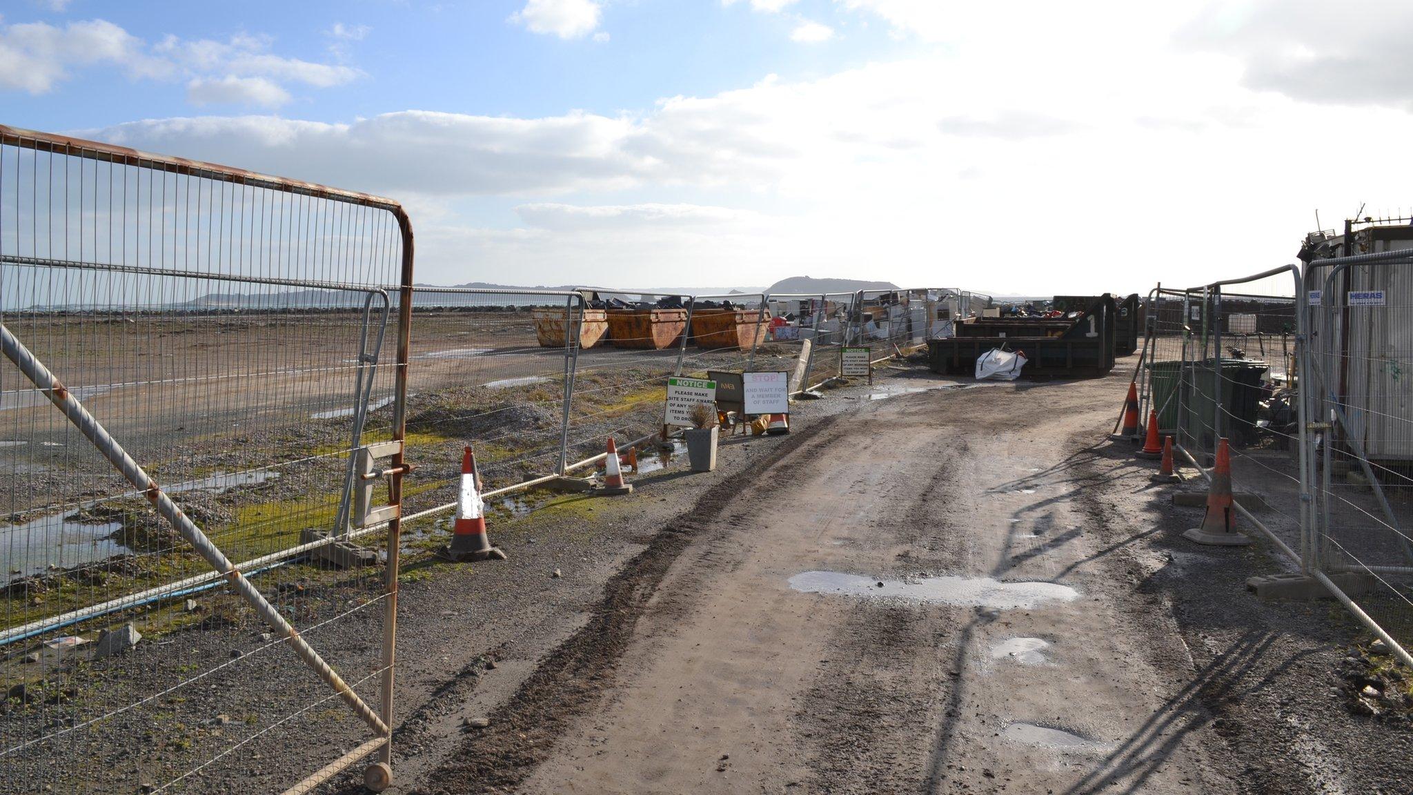 The Longue Hougue reclamation site