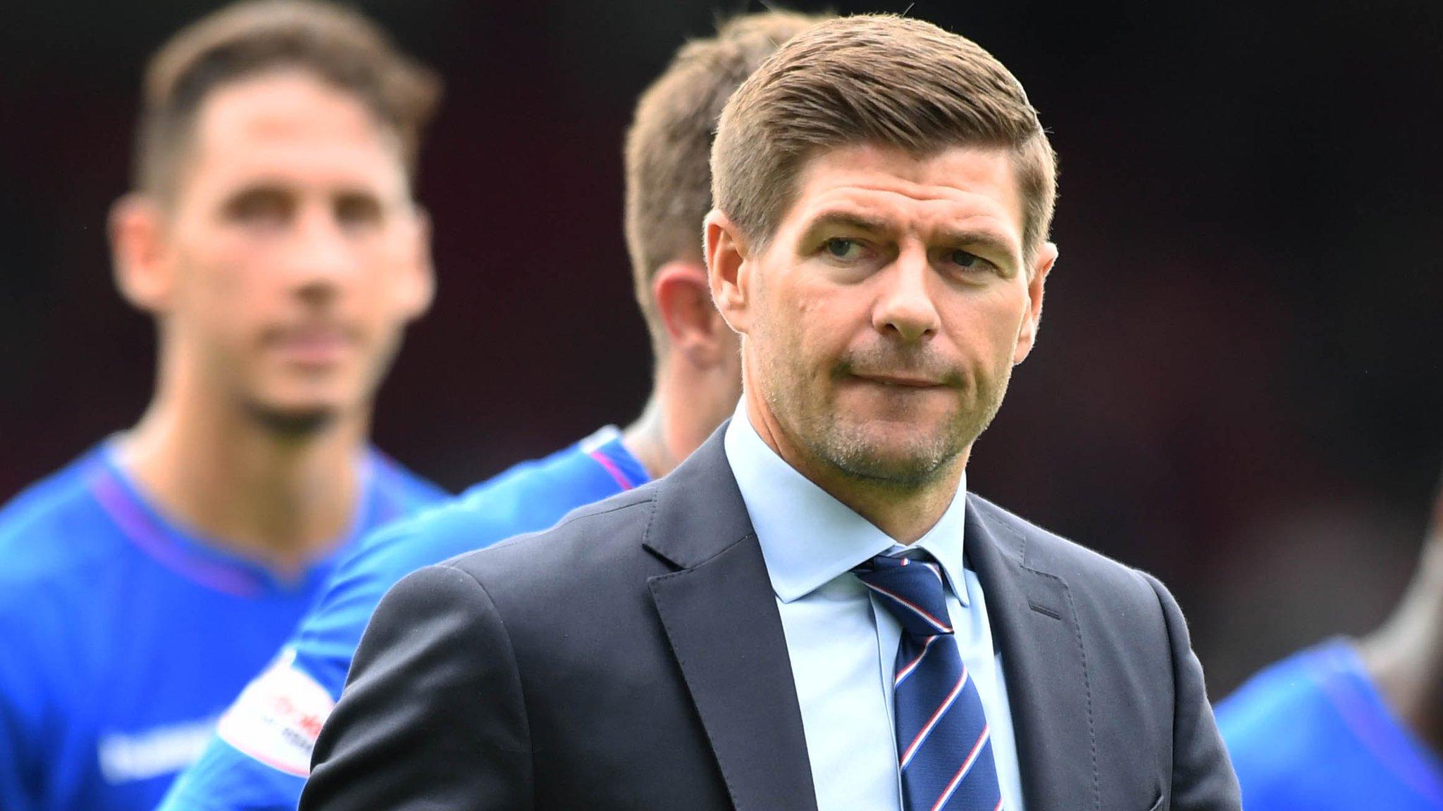 Rangers manager Steven Gerrard