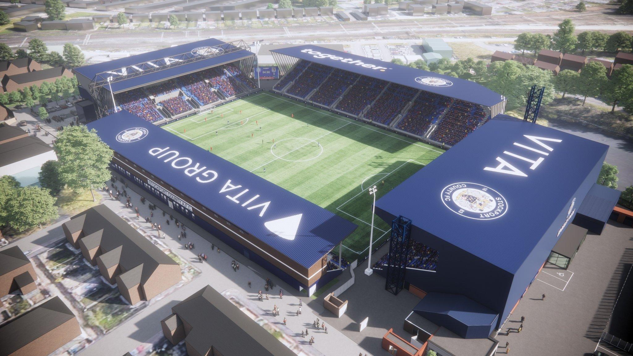 Stockport County FC stadium designs