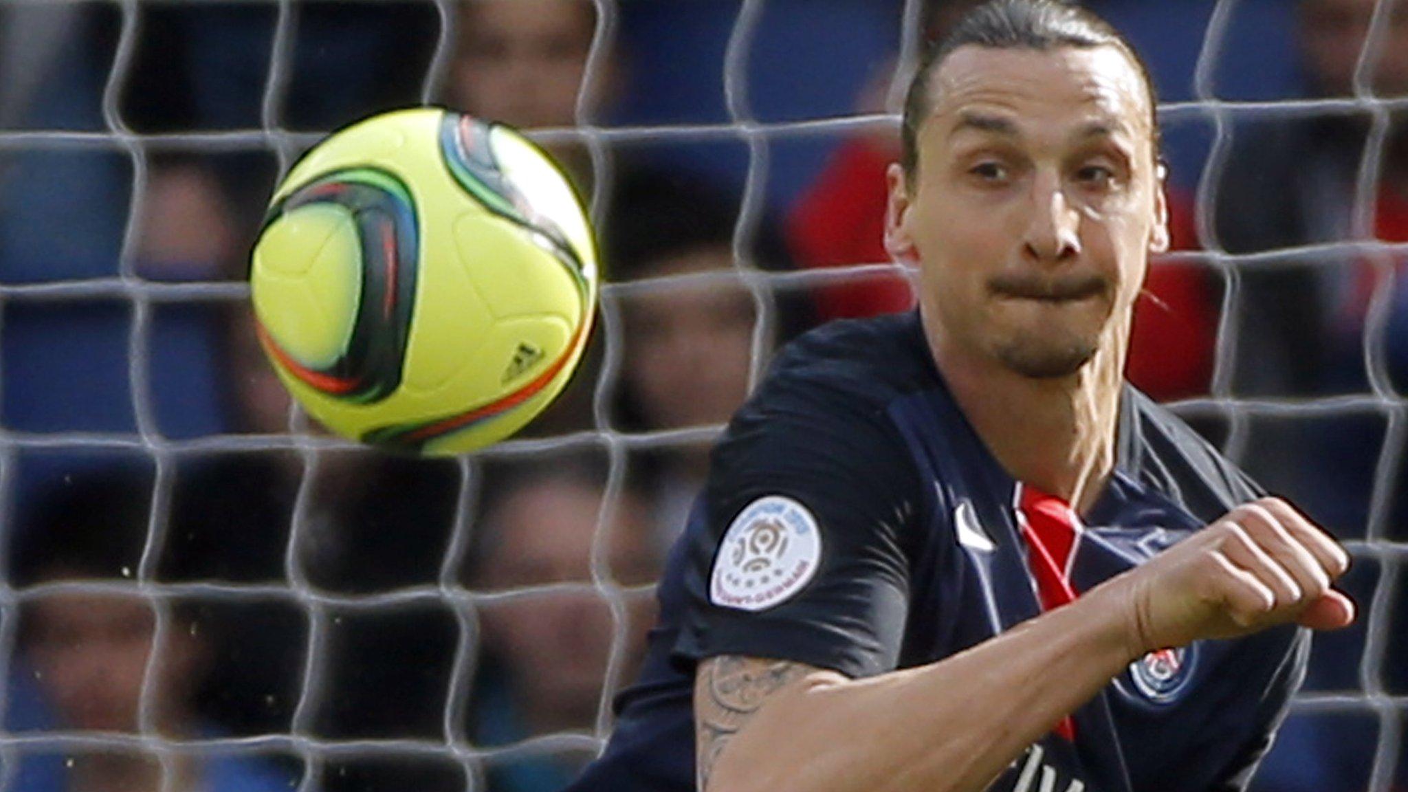 PSG striker Zlatan Ibrahimovic