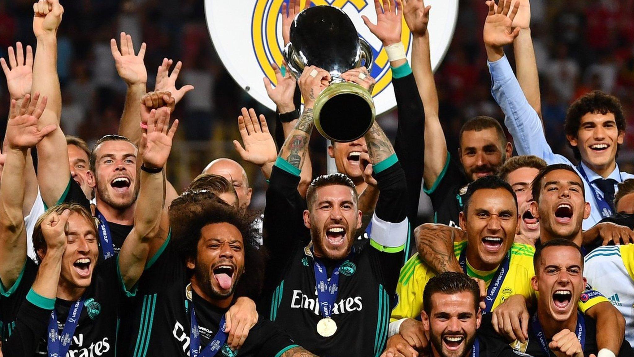 Real Madrid beat Manchester United in Super Cup