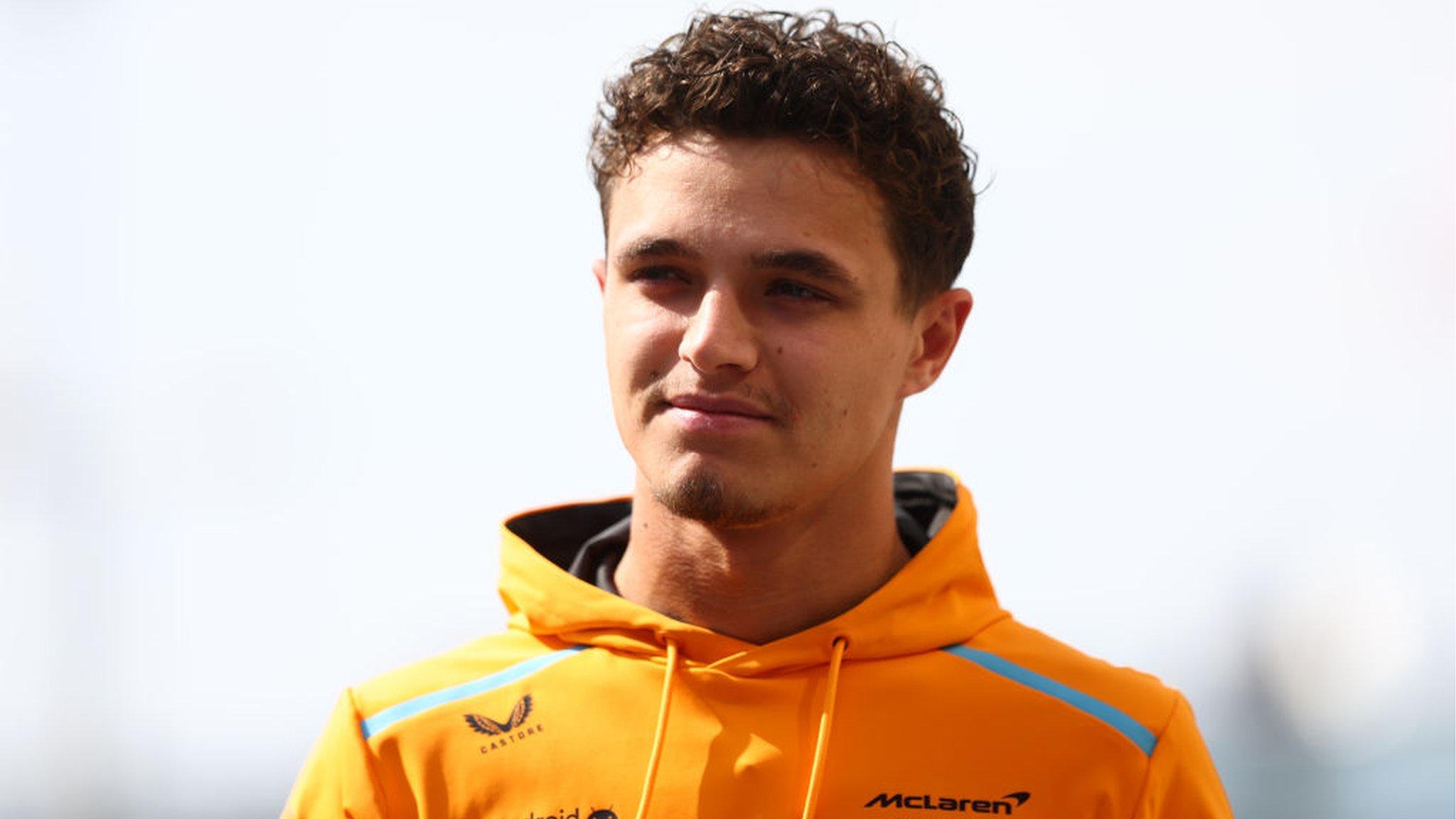 Lando Norris smiles