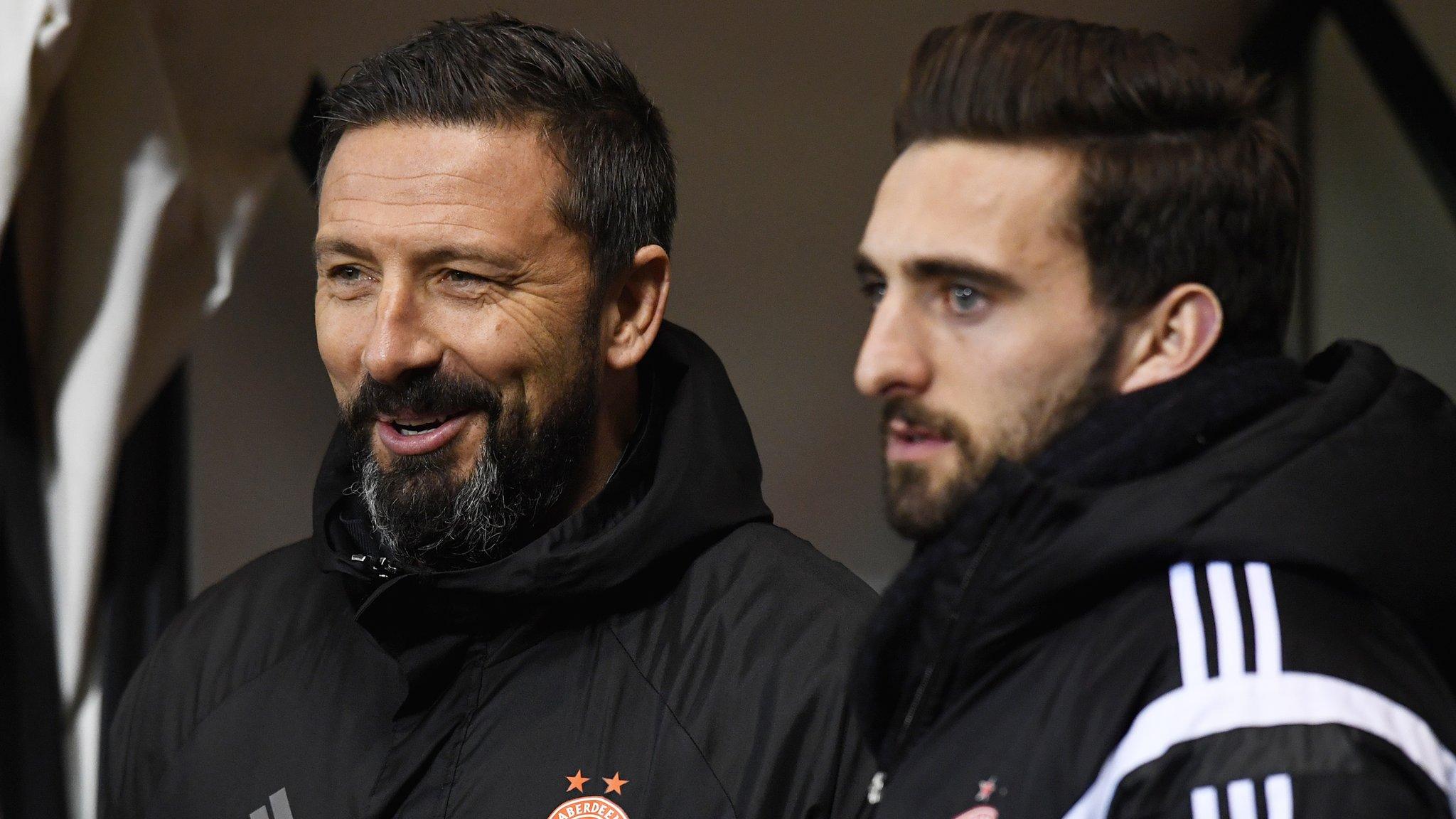 Derek McInnes and Graeme Shinnie