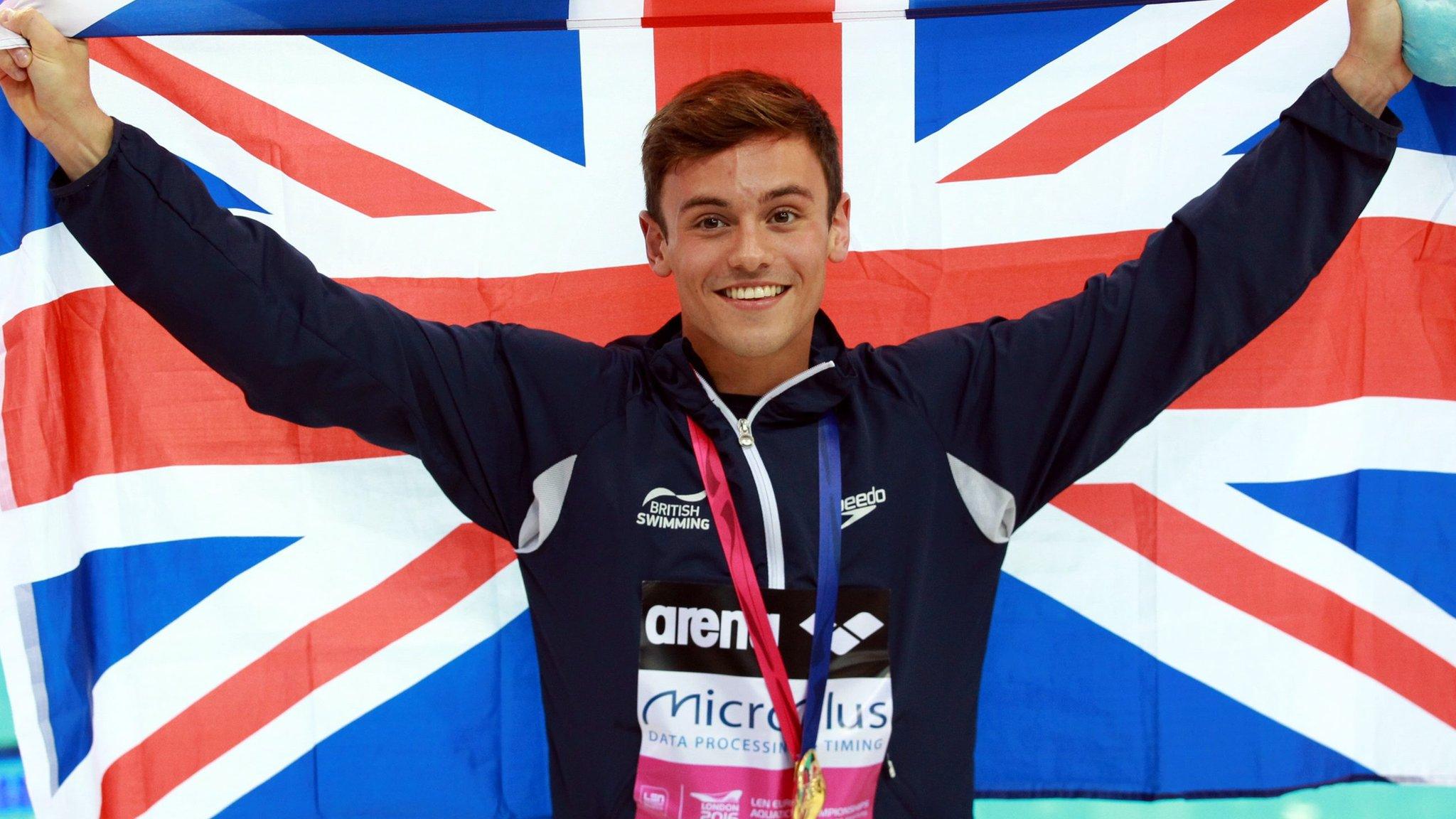 British London Olympic bronze medallist Tom Daley