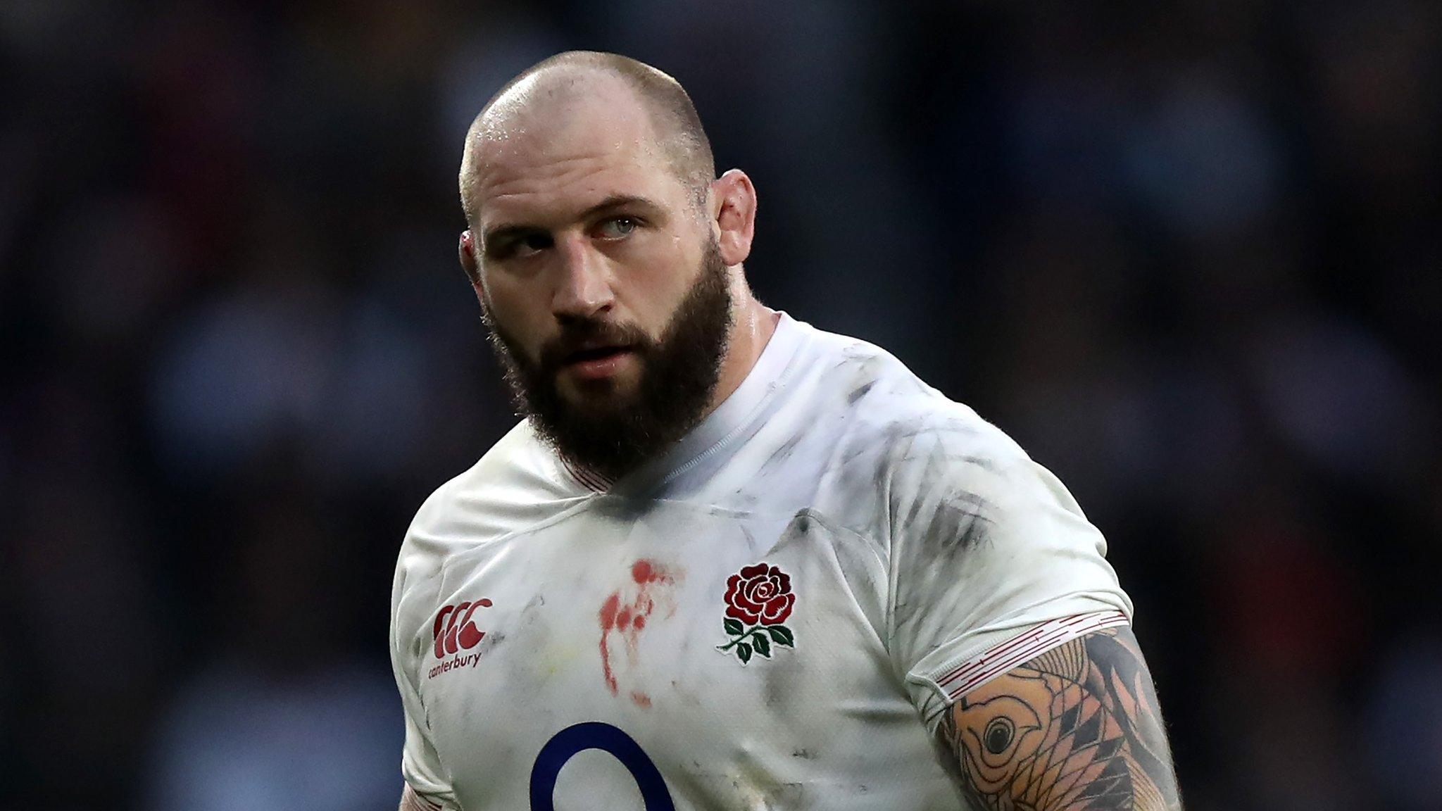 Joe Marler playing for England