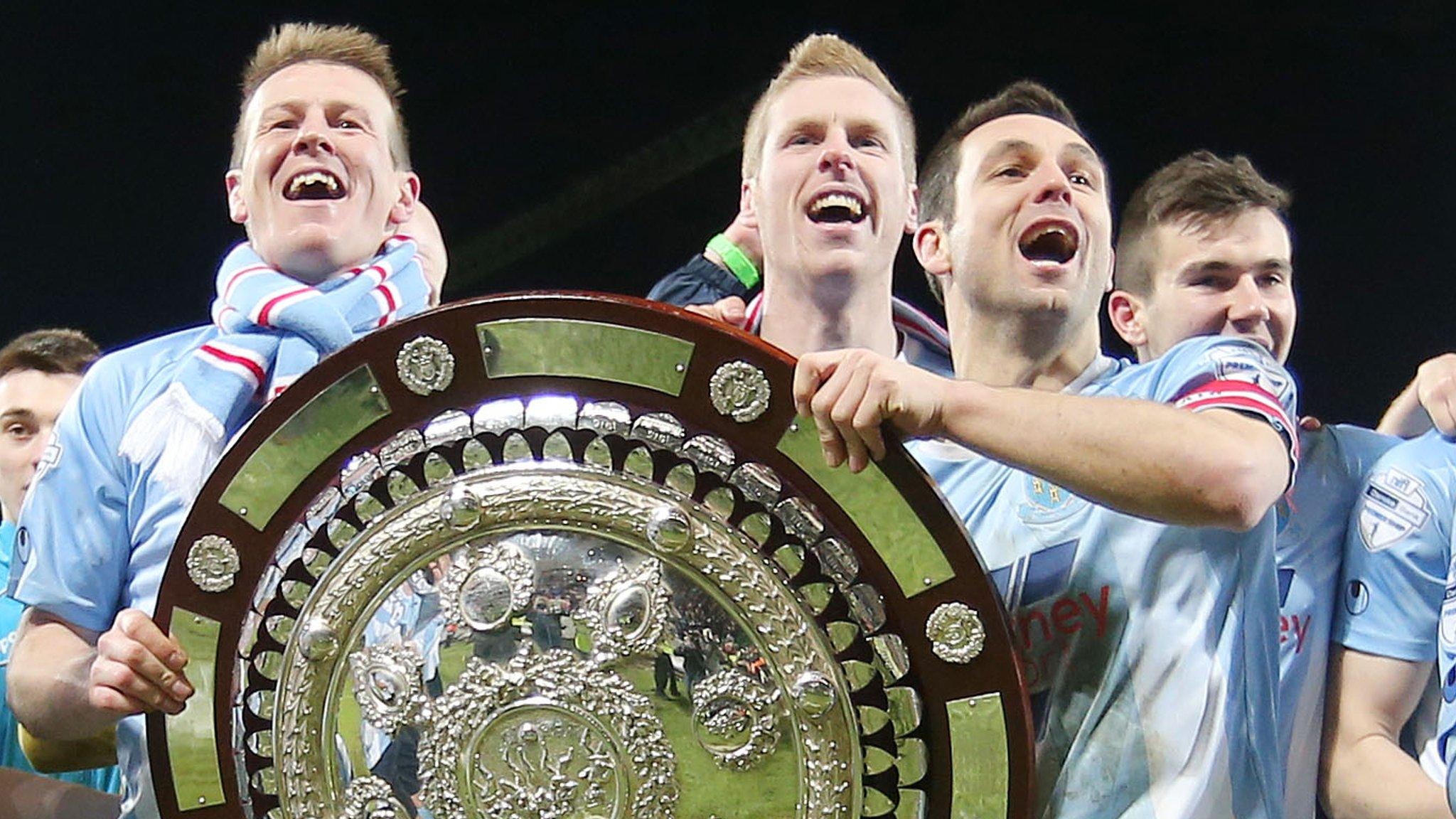 Ballymena lifted the County Antrim Shield in January