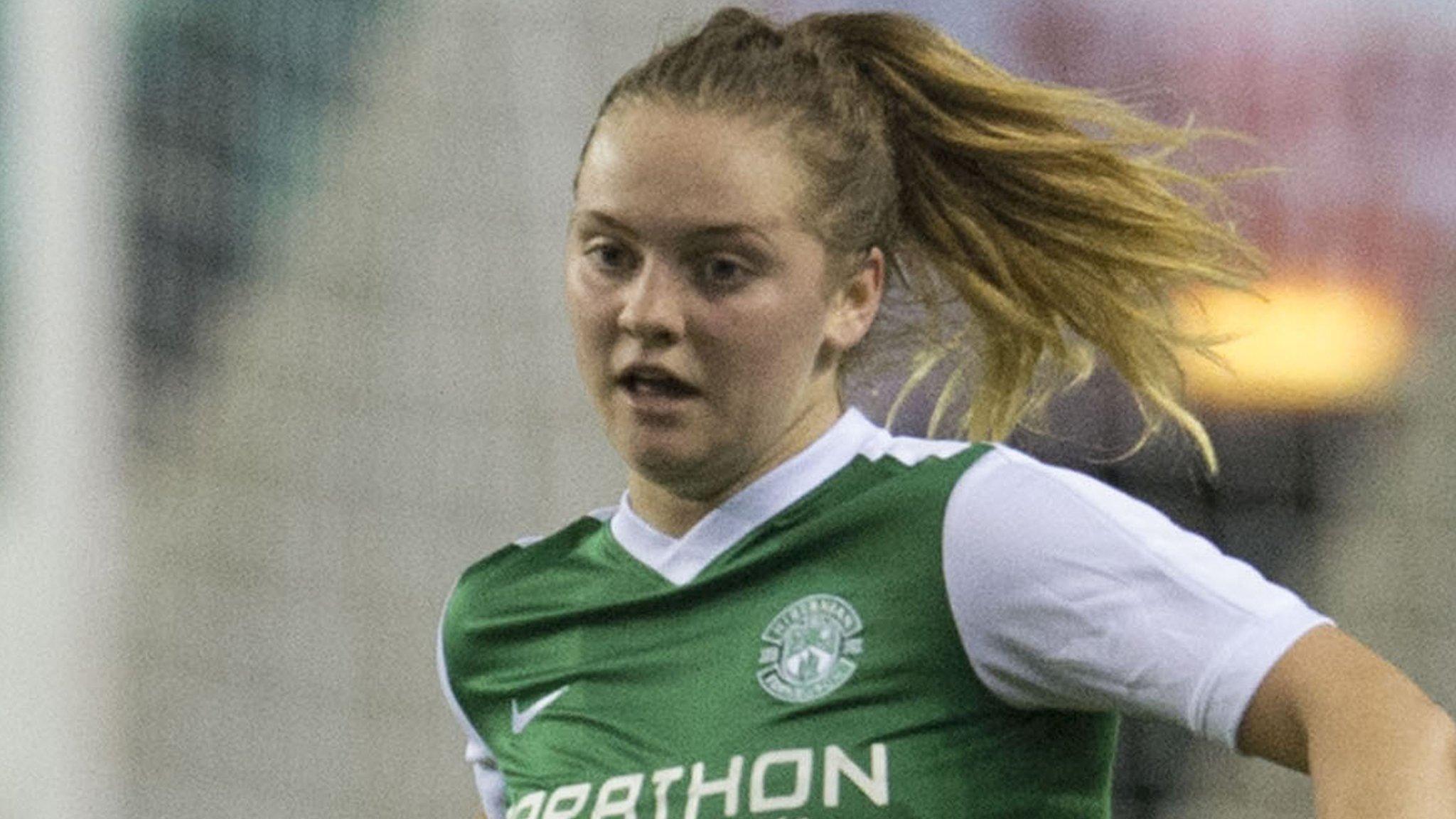 Hibs midfielder Lucy Graham