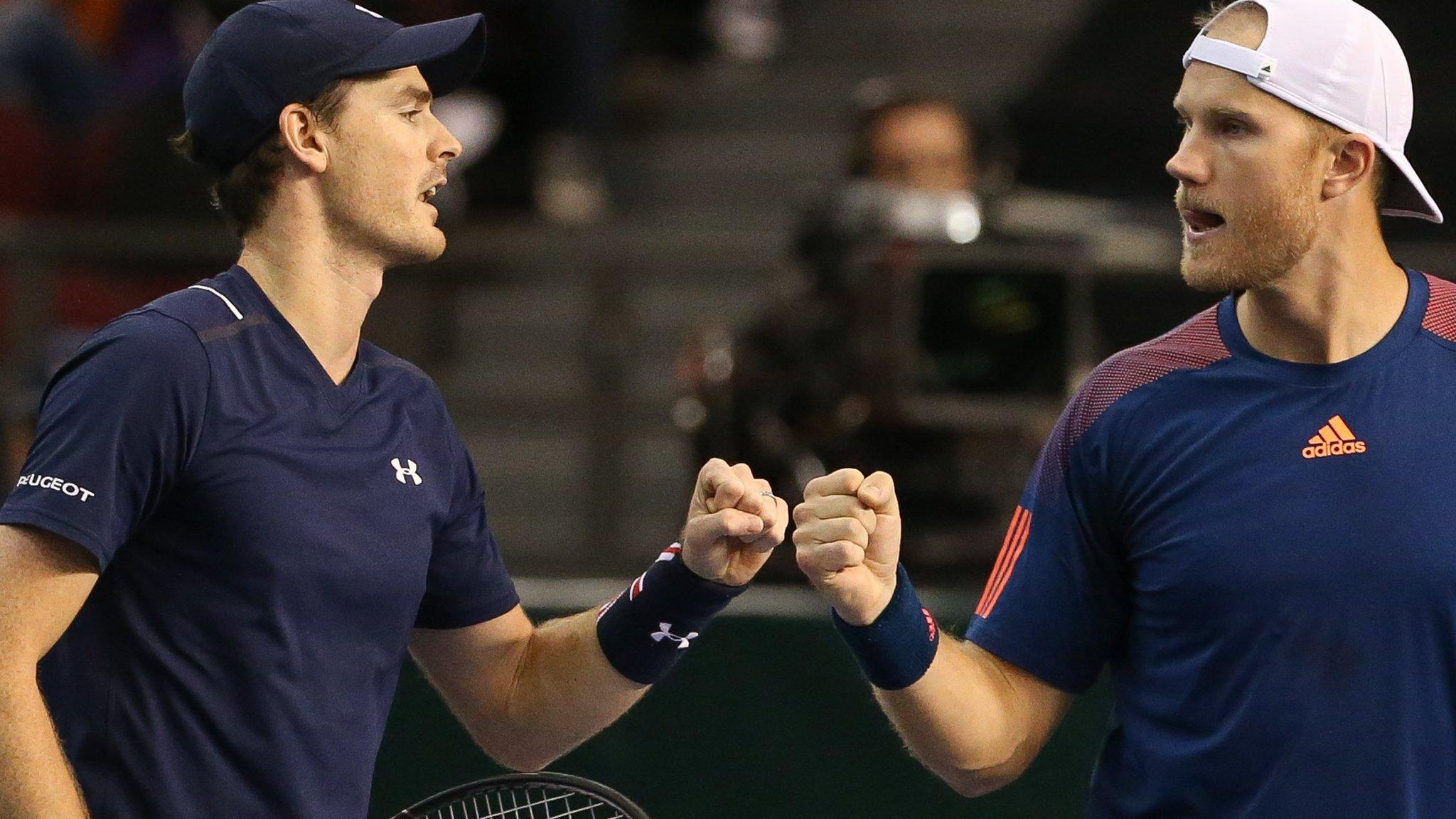 Jamie Murray and Dominic Inglot of Great Britain