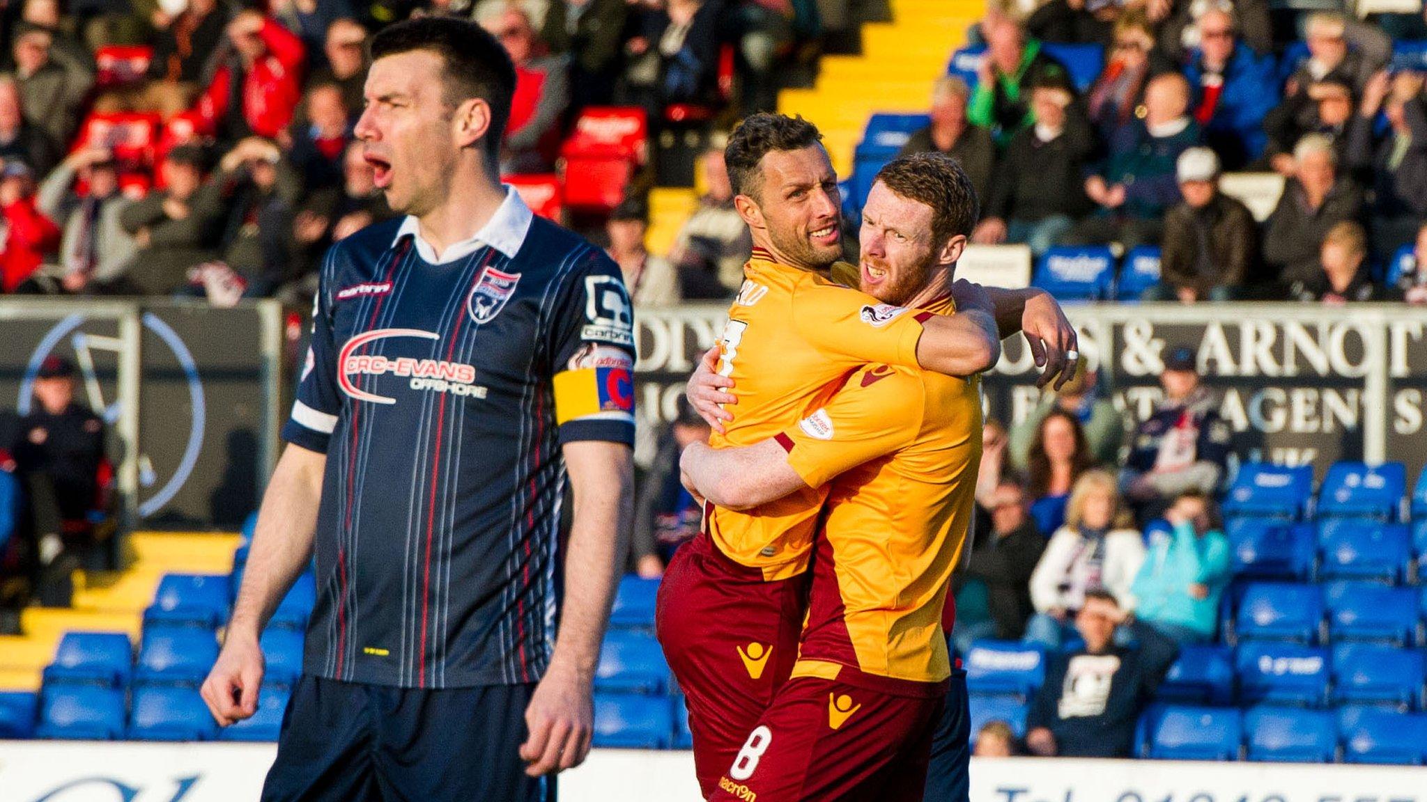 Motherwell were 3-1 winners in Dingwall