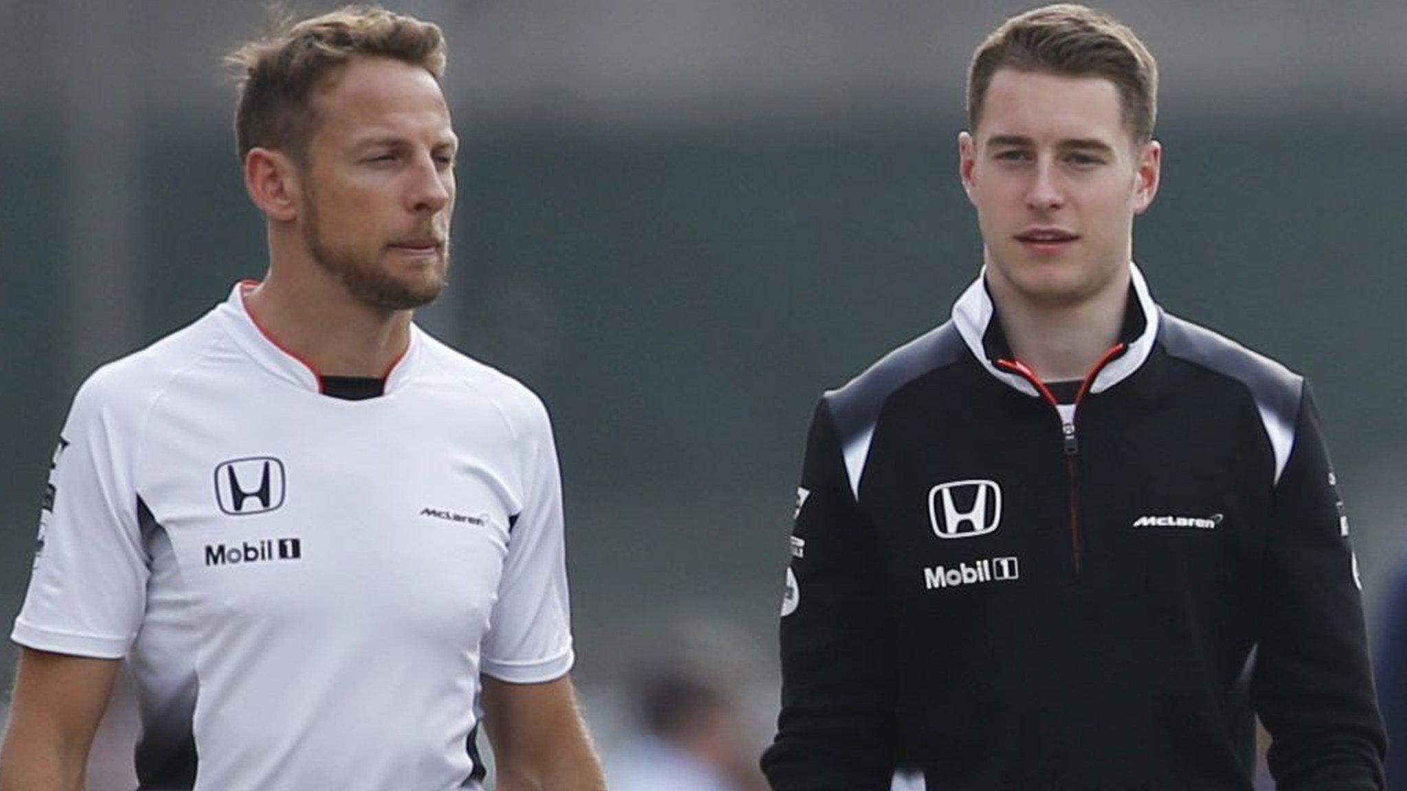 Jenson Button and Stoffel Vandoorne