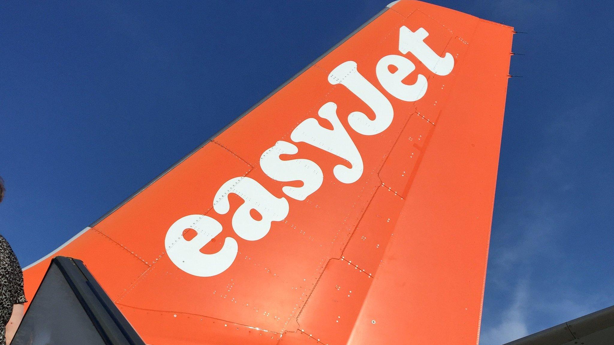 Easyjet plane tail