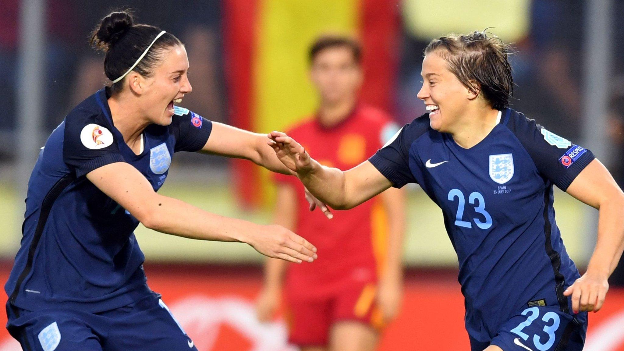 Fran Kirby celebrates