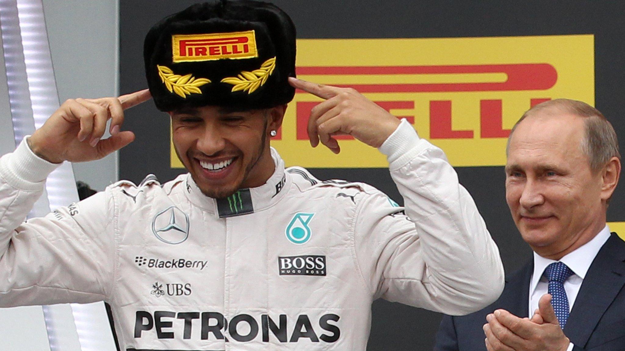 Lewis Hamilton wins the Russian Grand Prix