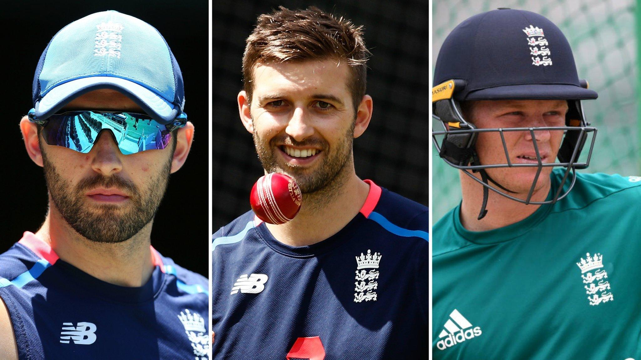 James Vince, Mark Wood and Sam Billings