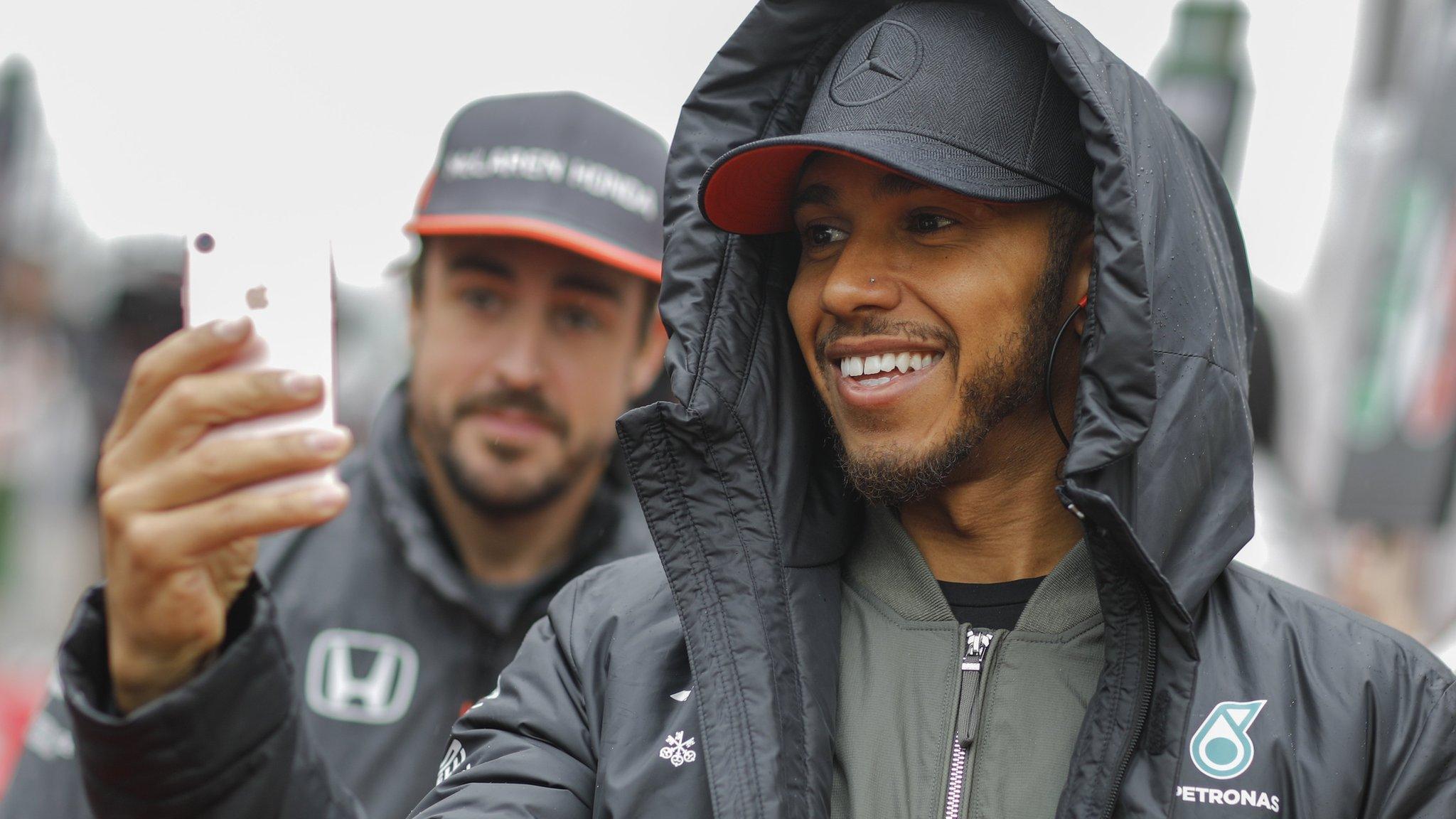 Fernando Alonso and Lewis Hamilton