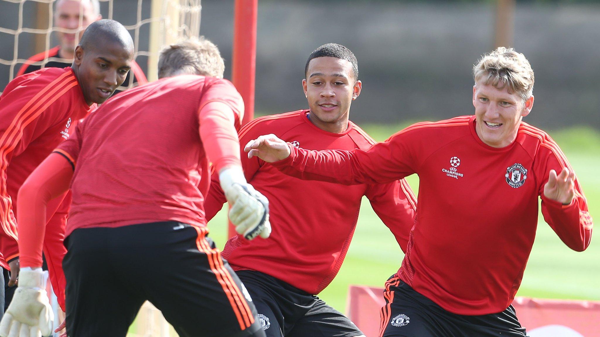 Man Utd training