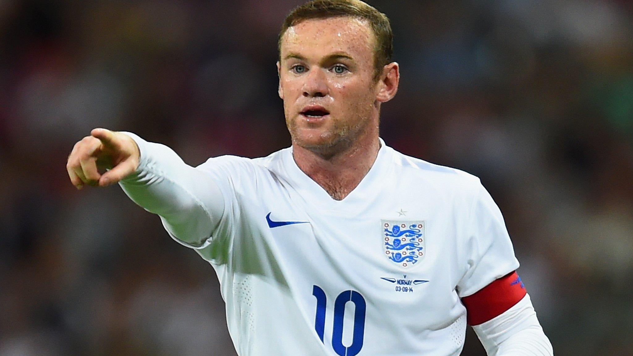 England captain Wayne Rooney