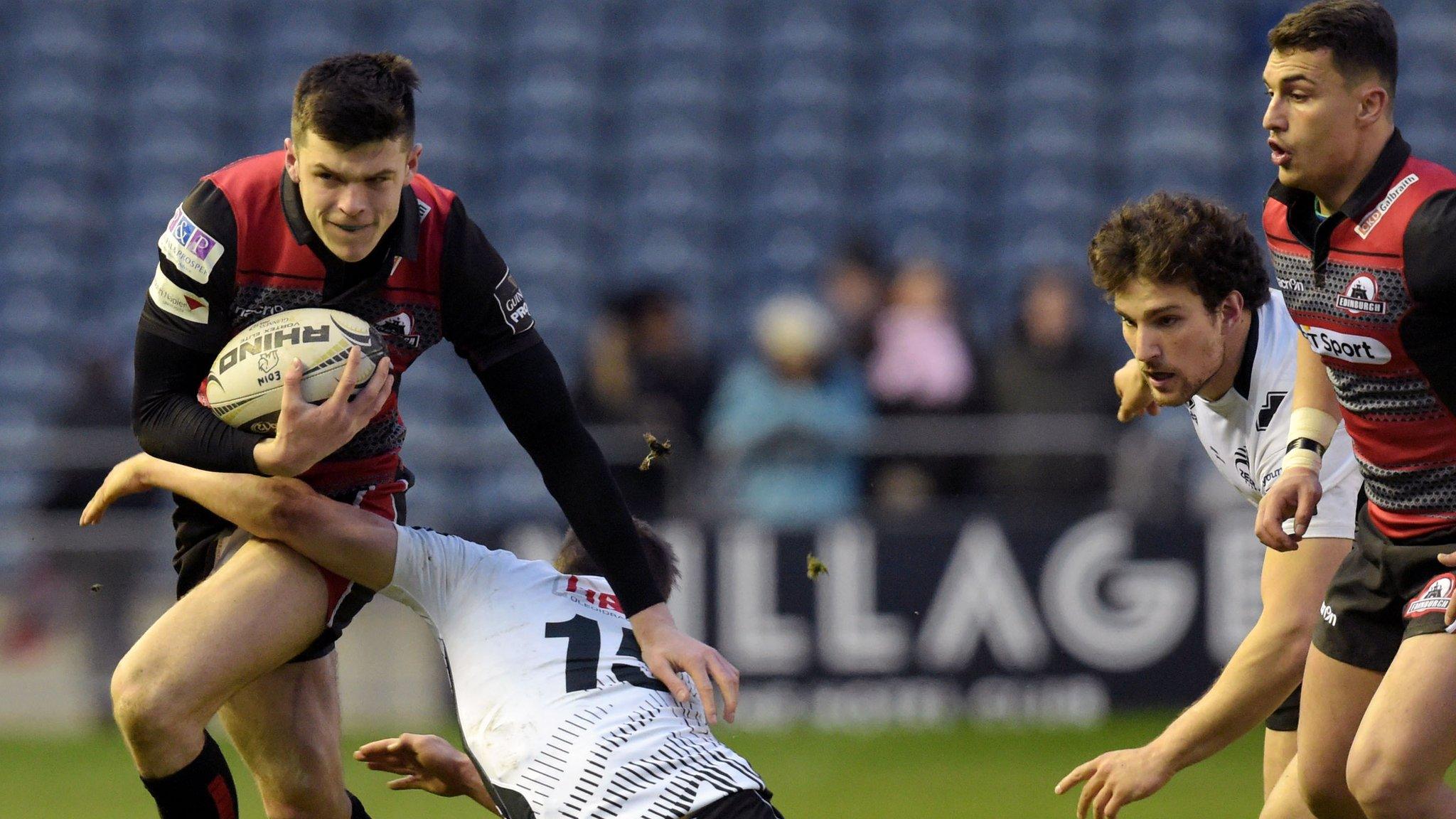 Blair Kinghorn in action for Edinburgh