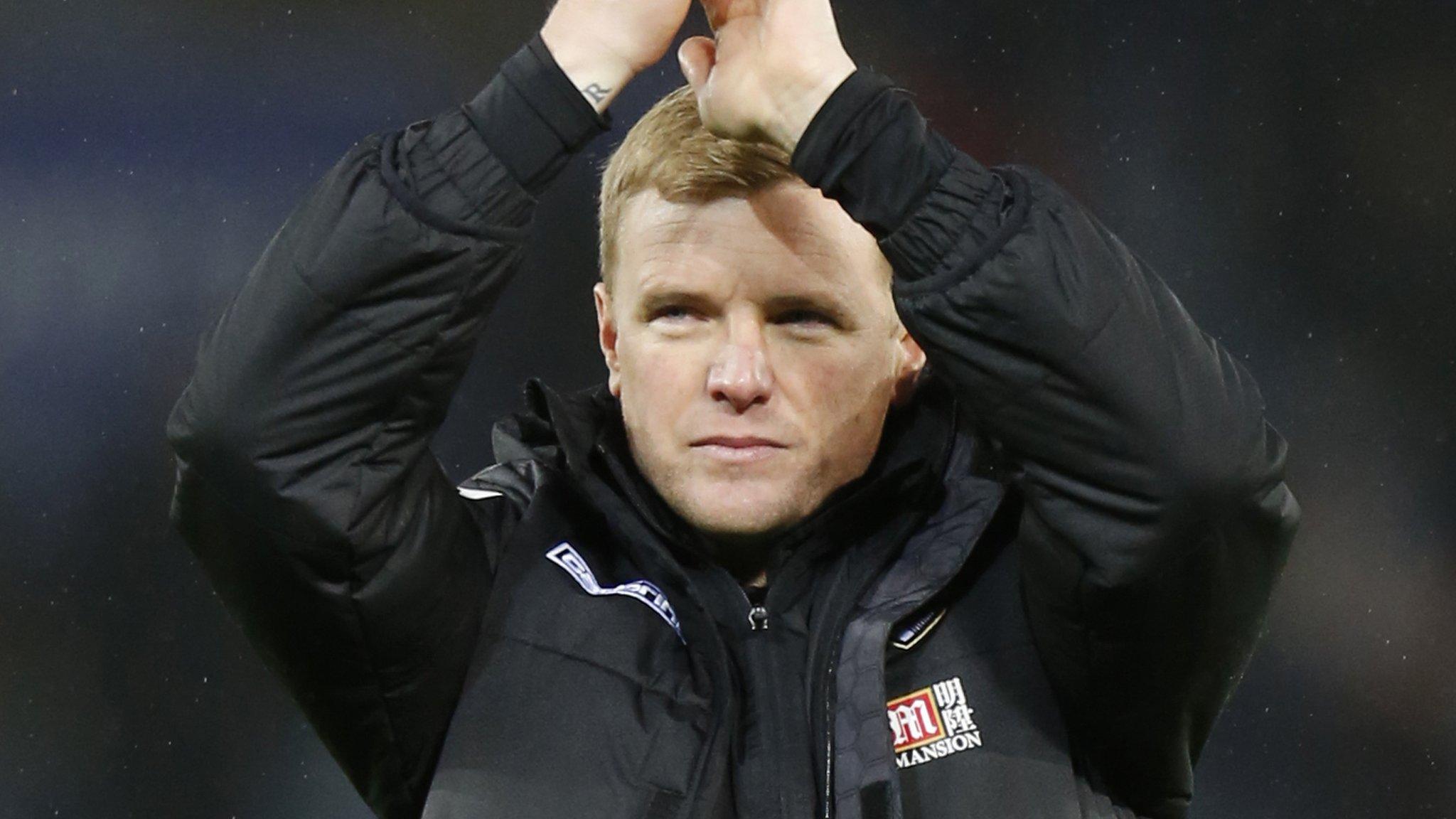 Bournemouth manager Eddie Howe