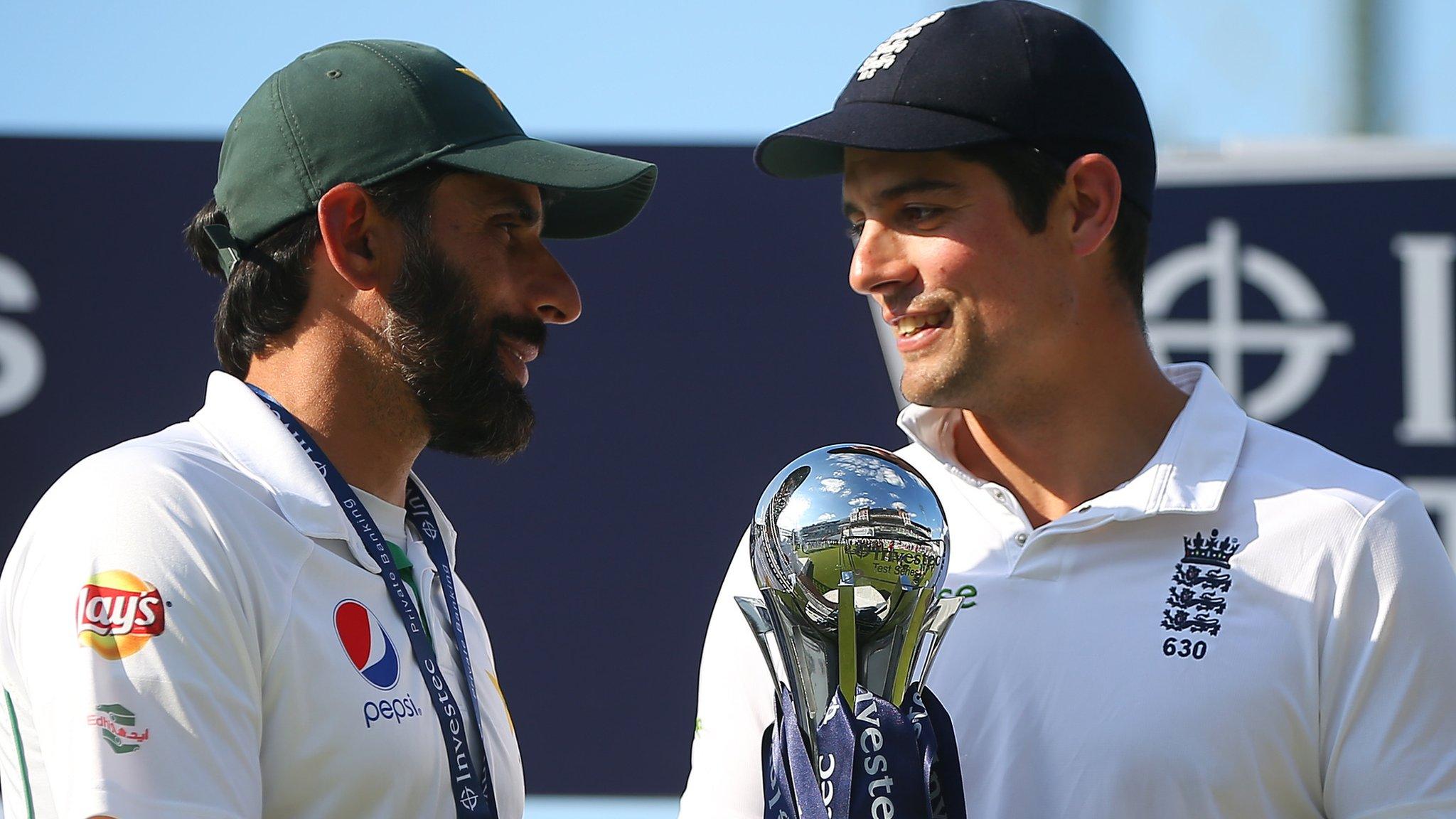 Misbah-ul-Haq and Alastair Cook