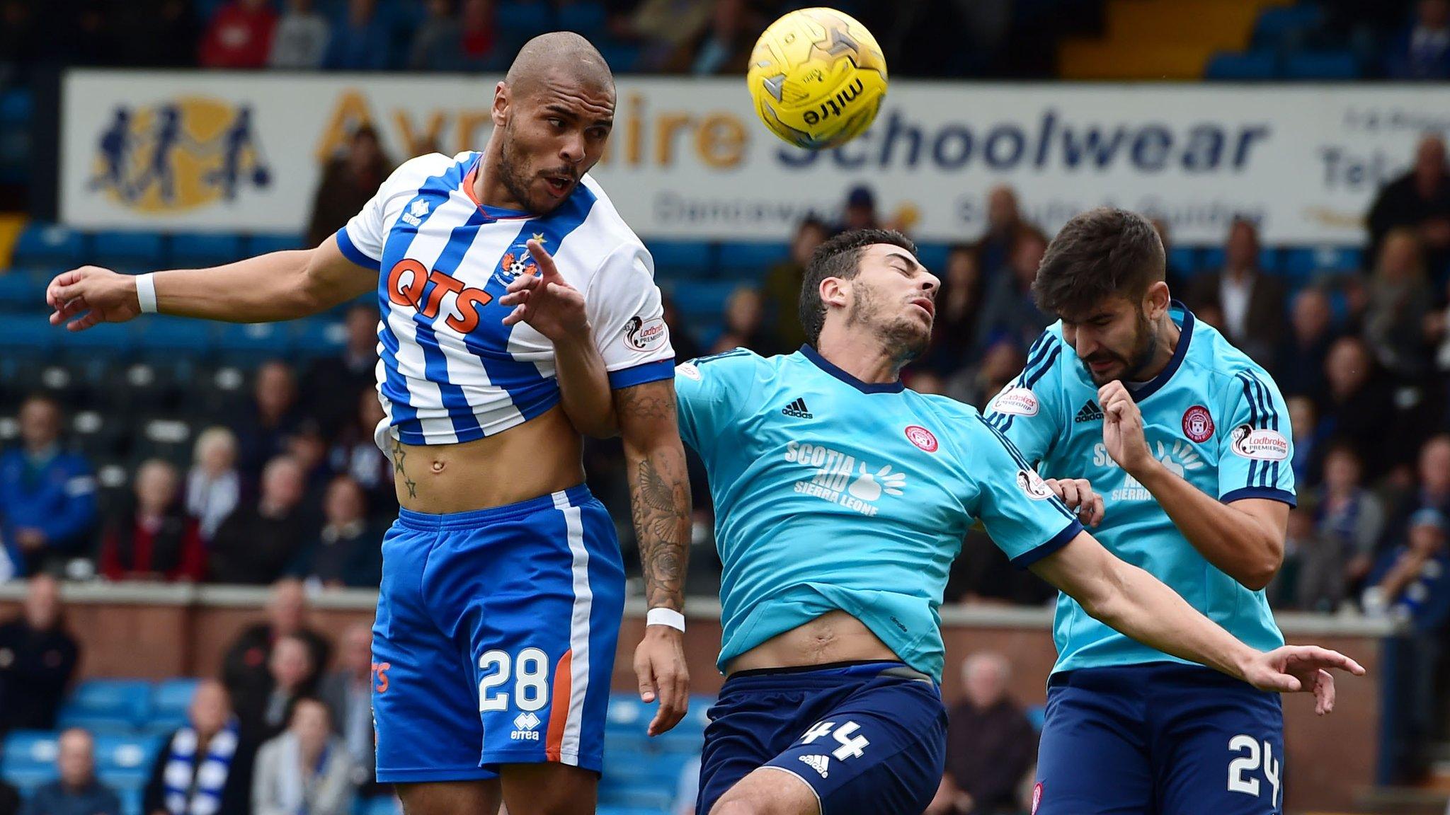 Josh Magennis in action for Kilmarnock