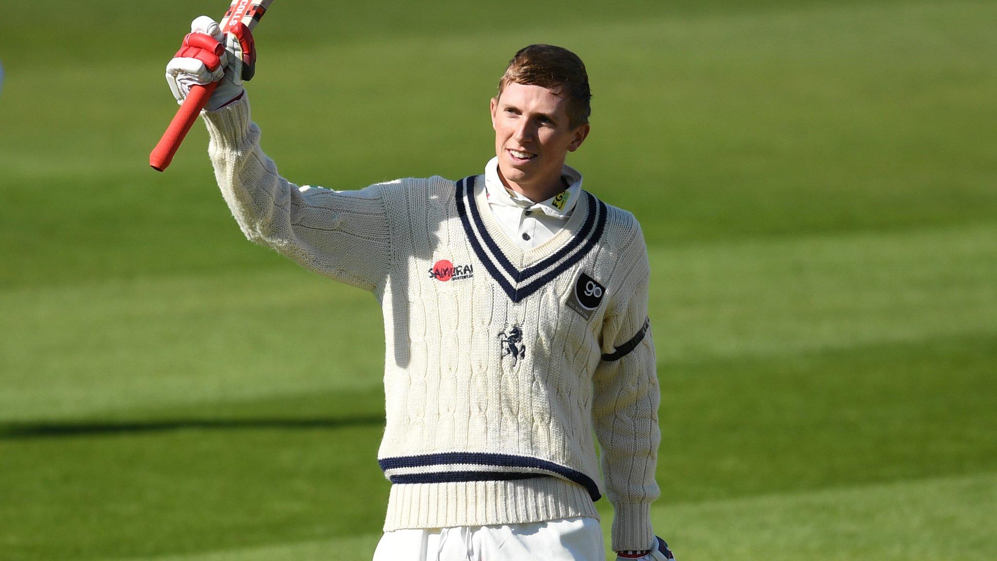 Zak Crawley made his maiden century in last season's final home Championship game against Kent at Canterbury