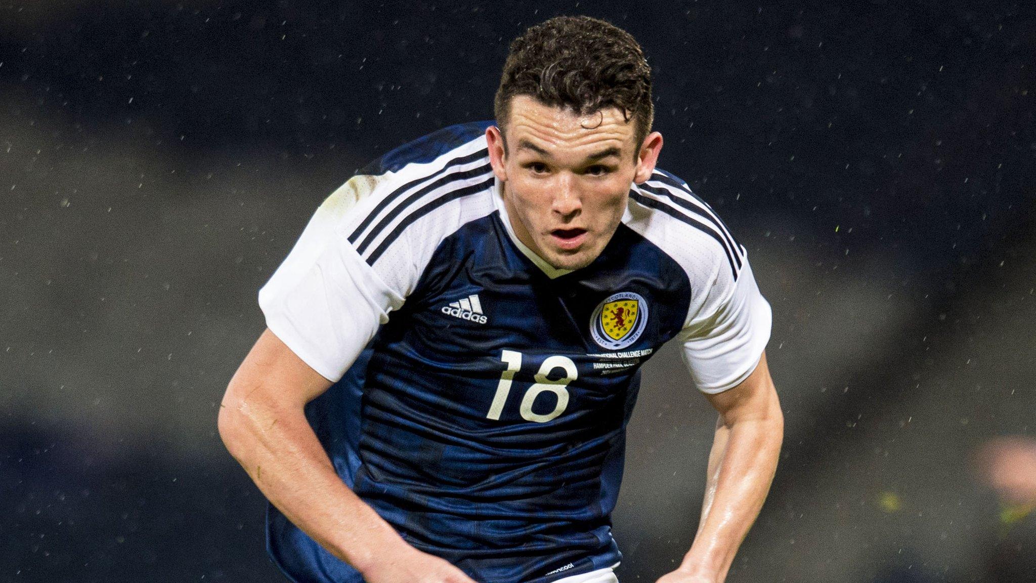 John McGinn in action for Scotland