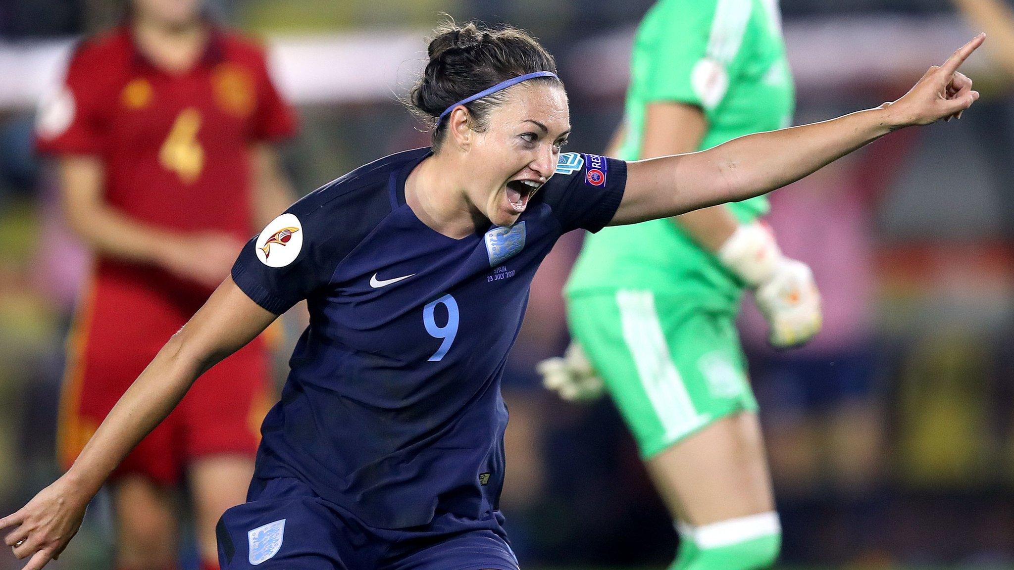 Jodie Taylor celebrates