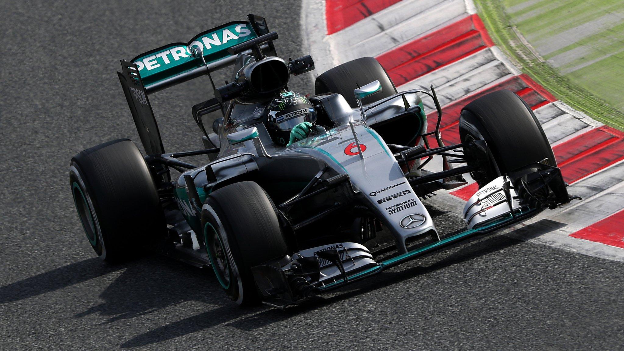 Nico Rosberg has completed 246 laps in one and a half days of testing