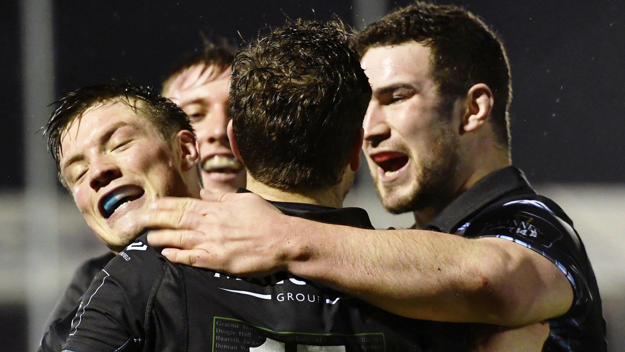 Glasgow Warriors celebrate