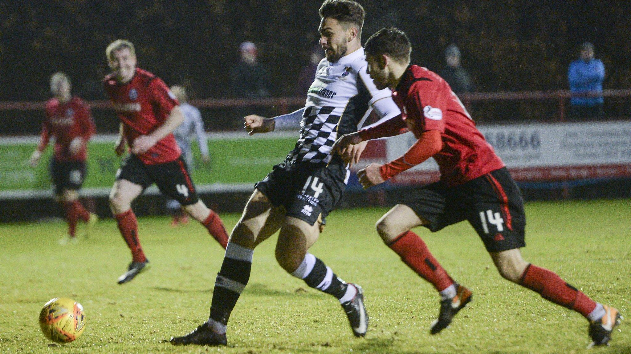 George Oakley scores for Inverness Caledonian Thistle against Brechin City