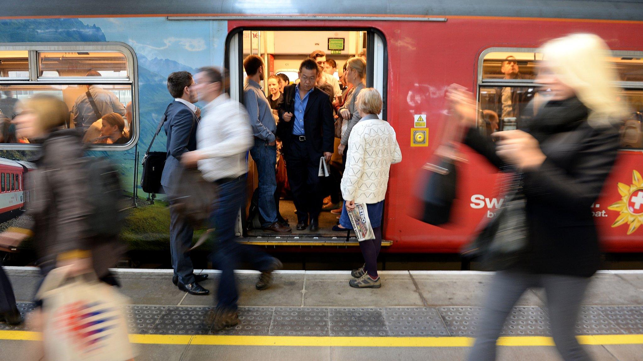 Rail commuters