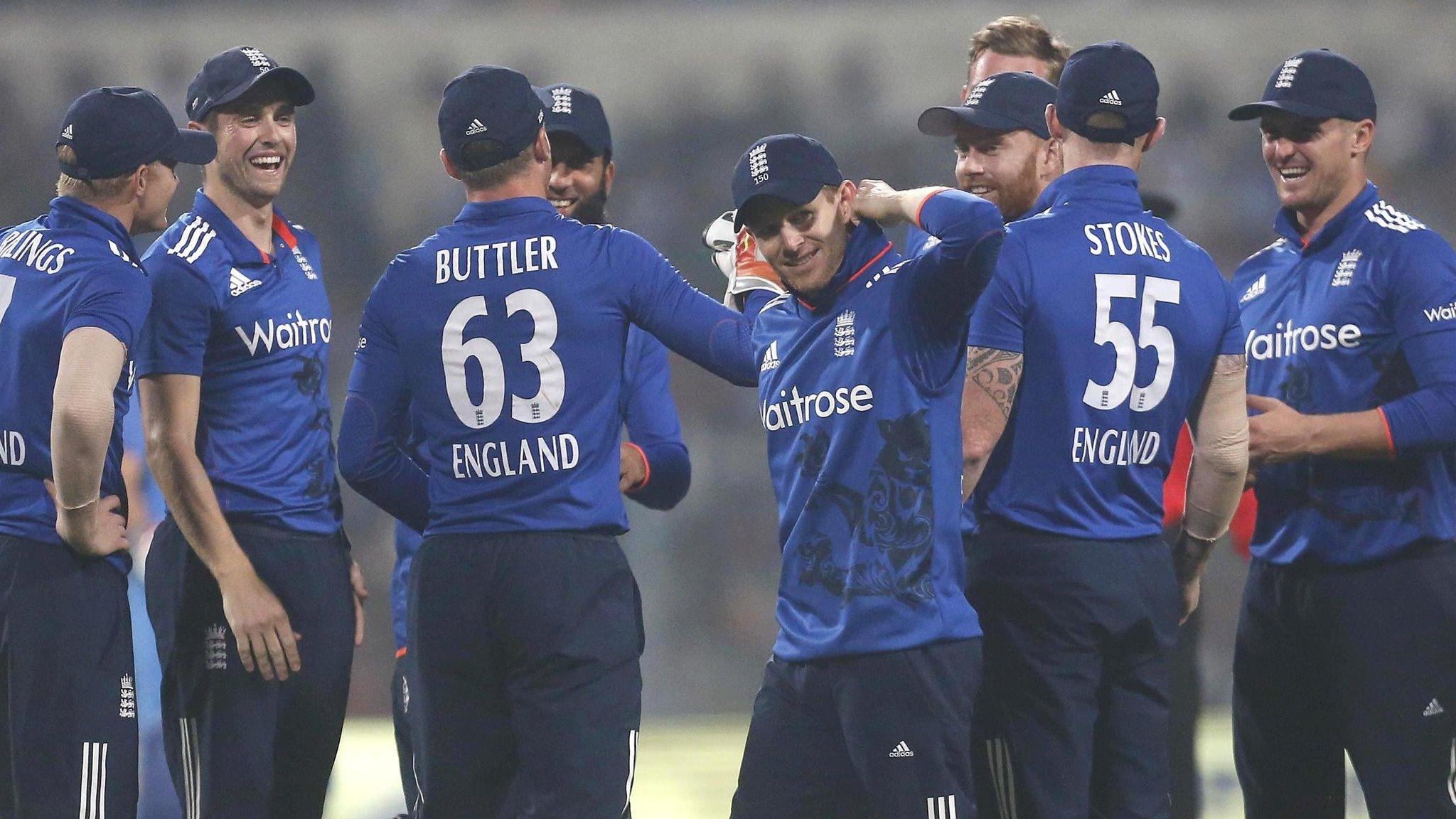 England celebrate