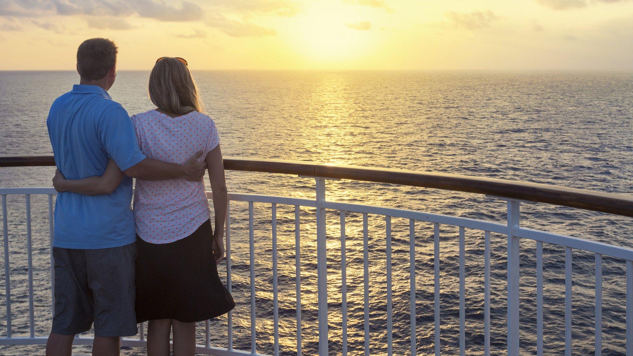 couple on cruise ship