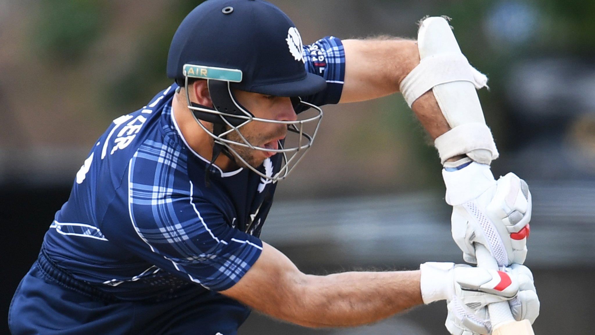 Kyle Coetzer in action for Scotland