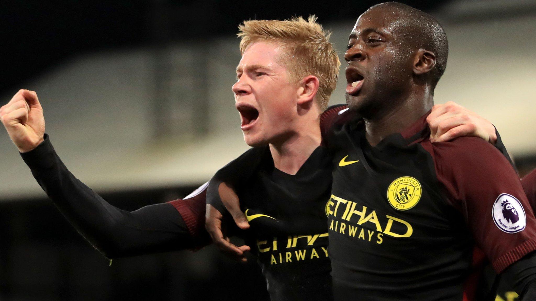 Kevin de Bruyne and Yaya Toure