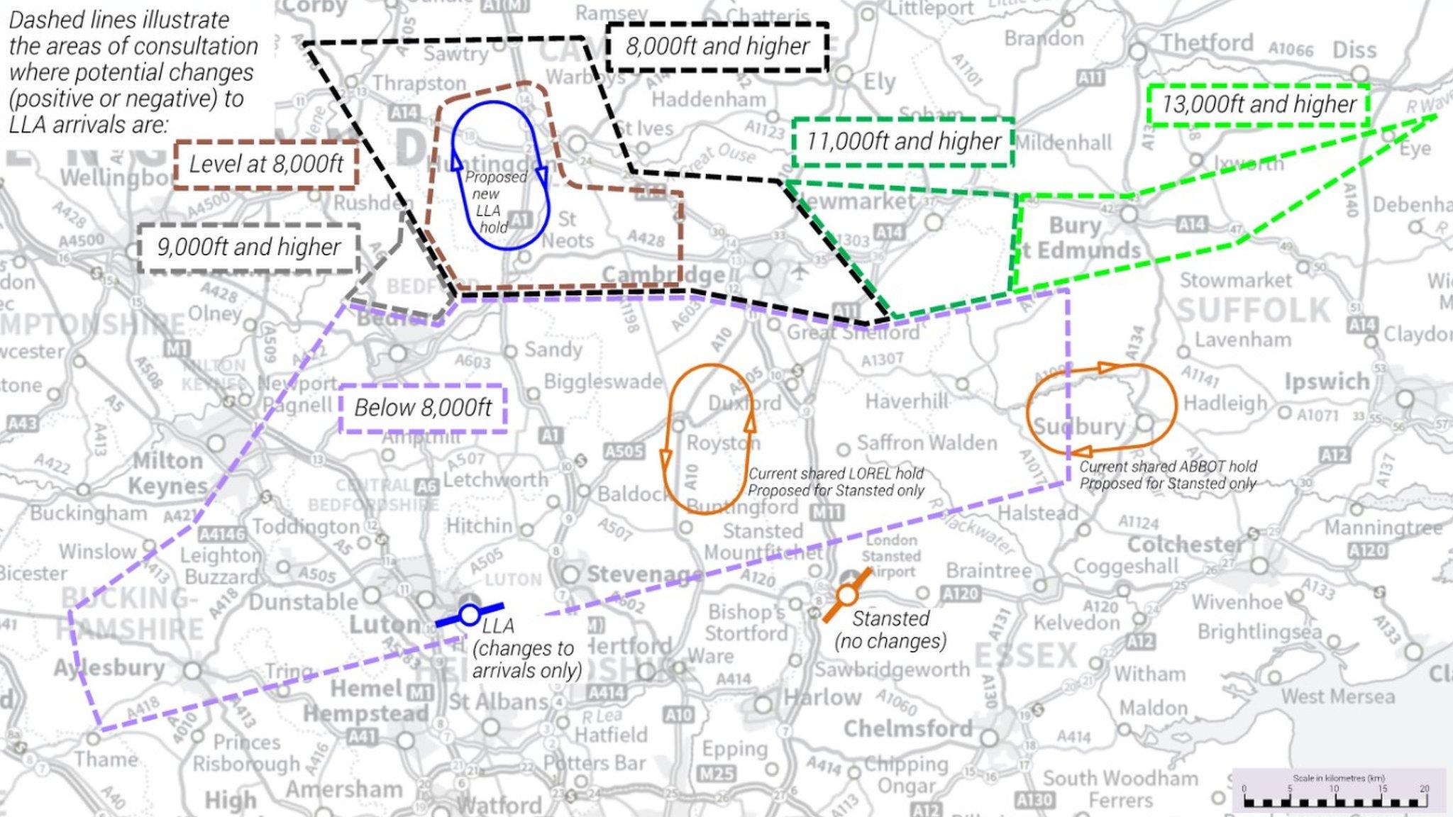 Map of the plans